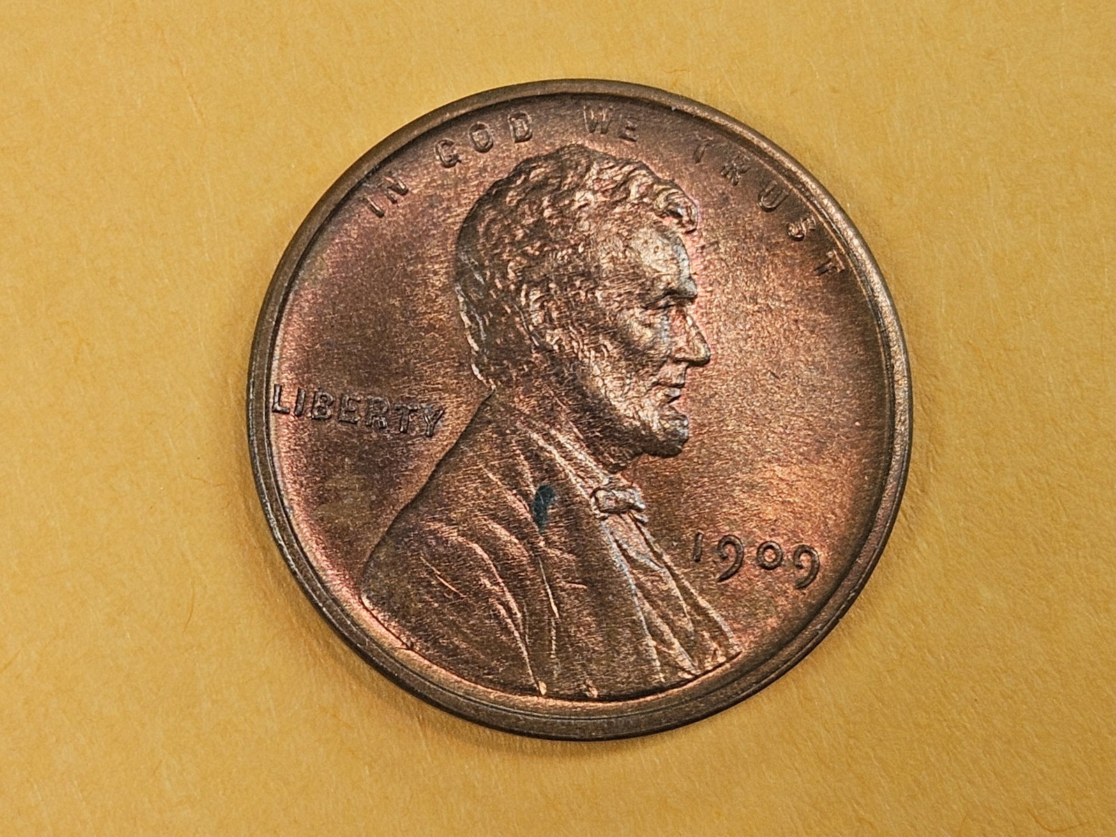 Choice Brilliant Uncirculated plus 1909-VDB: Lovely Red-Brown color!