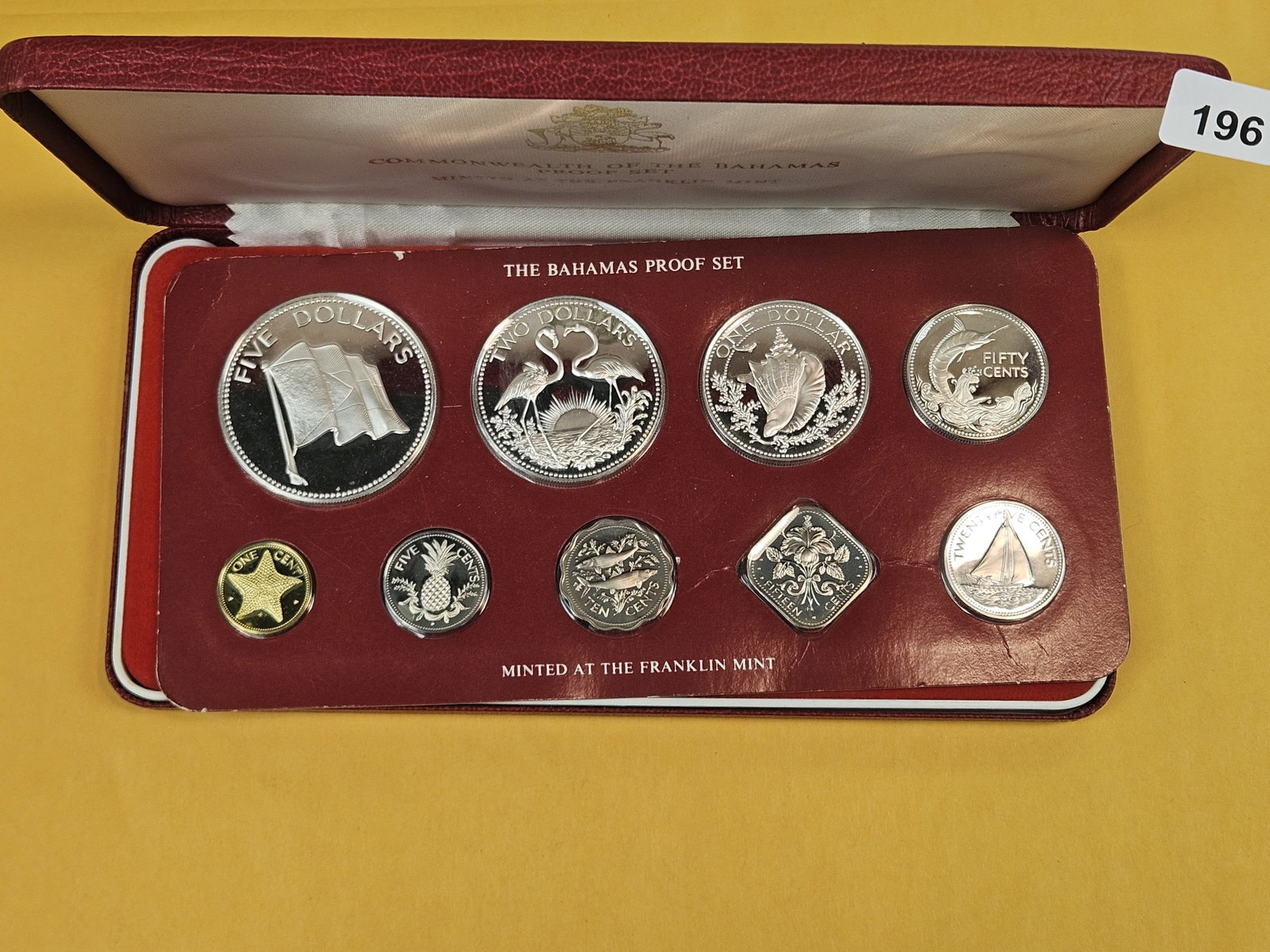 GEM Proof Deep Cameo 1977 Bahamas Silver 9-coin proof Set (1 of 5)