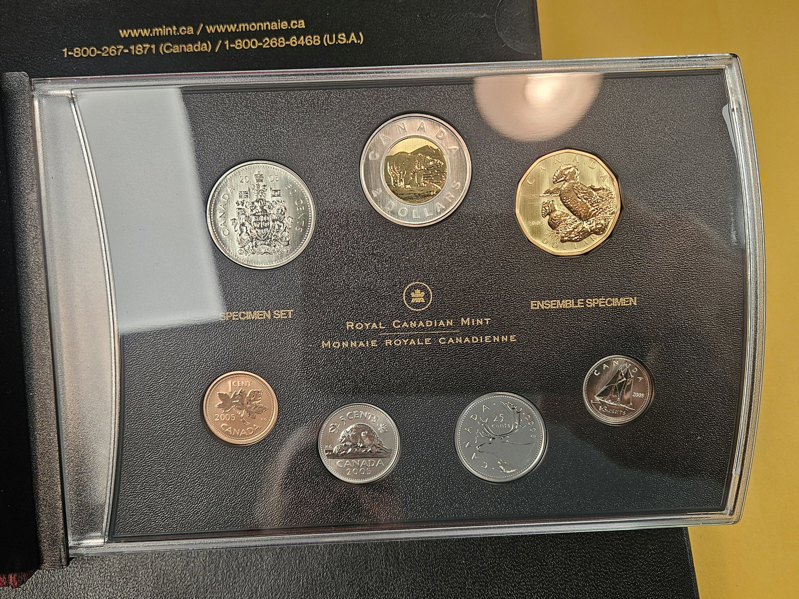 2005 and 2013 Canada Specimen Sets - 3