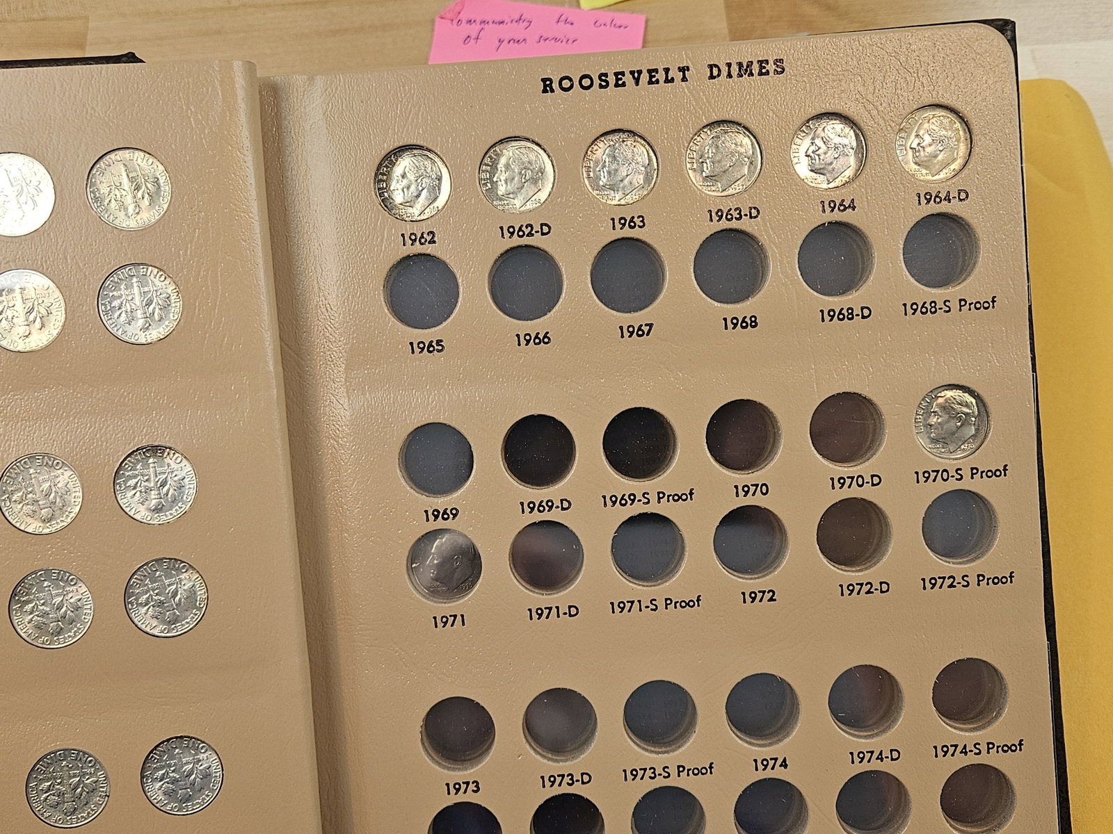 Complete Brilliant Uncirculated Roosevelt Silver Dime Collection - 9