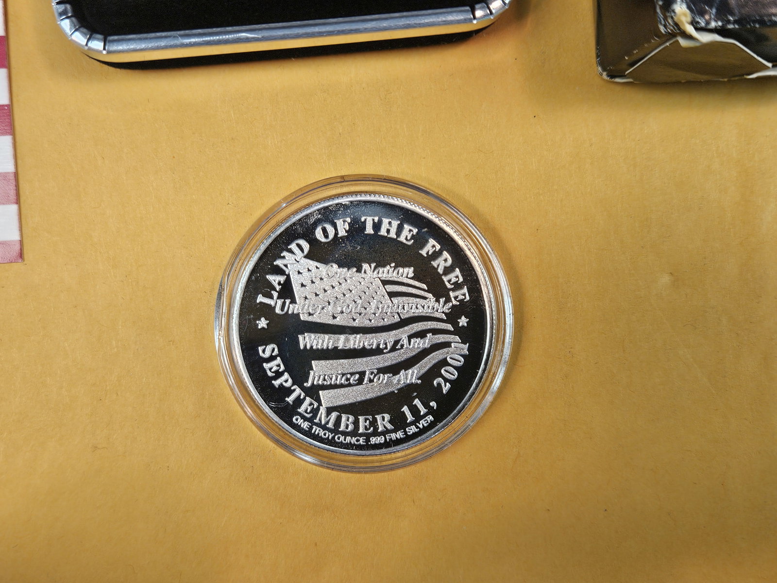 One Troy ounce .999 fine silver proof art round - 3