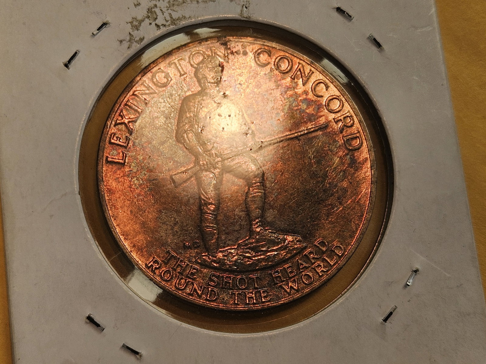 Cool American Revolution Bicentennial silver Medal - 6