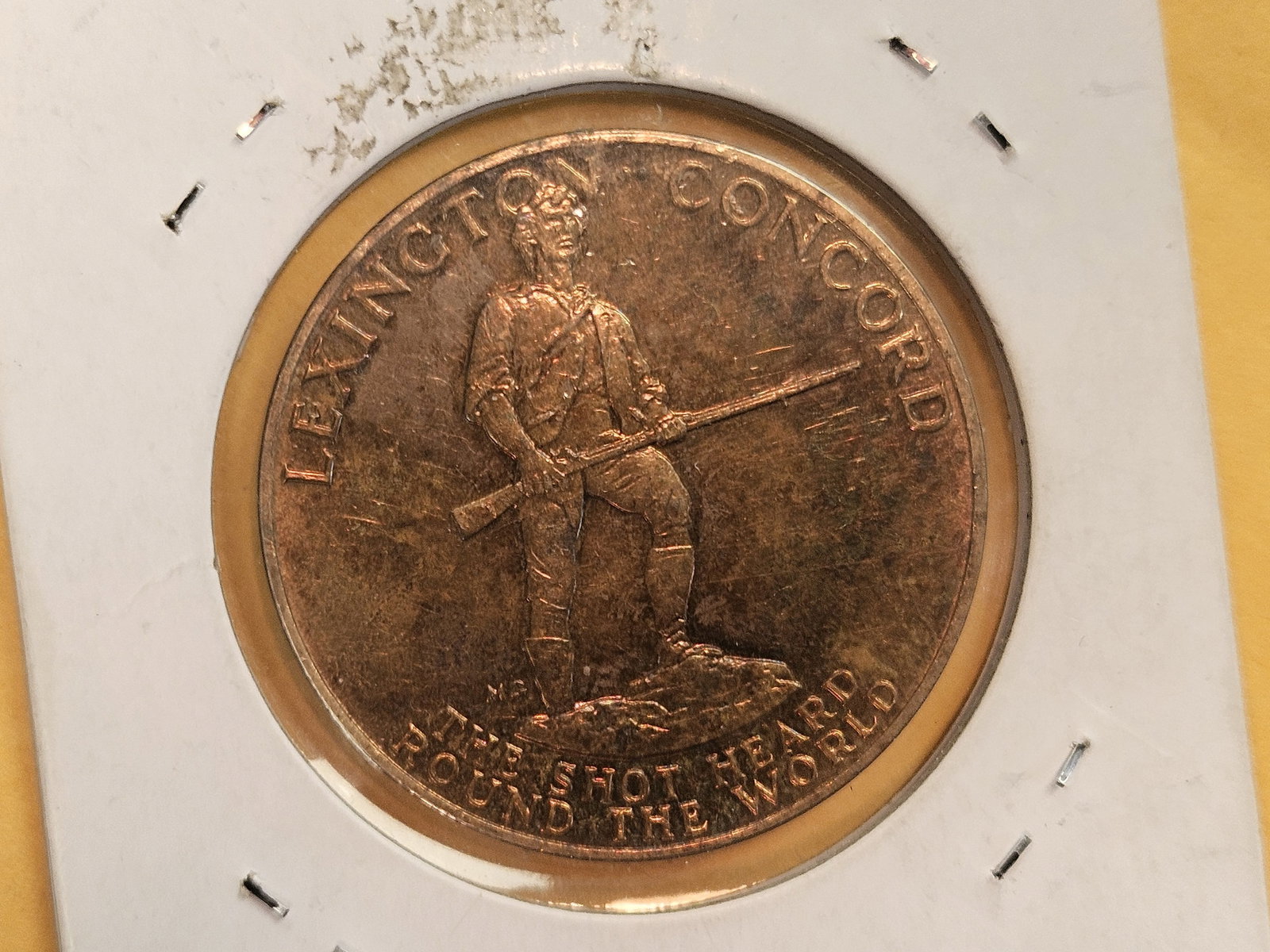 Cool American Revolution Bicentennial silver Medal - 7