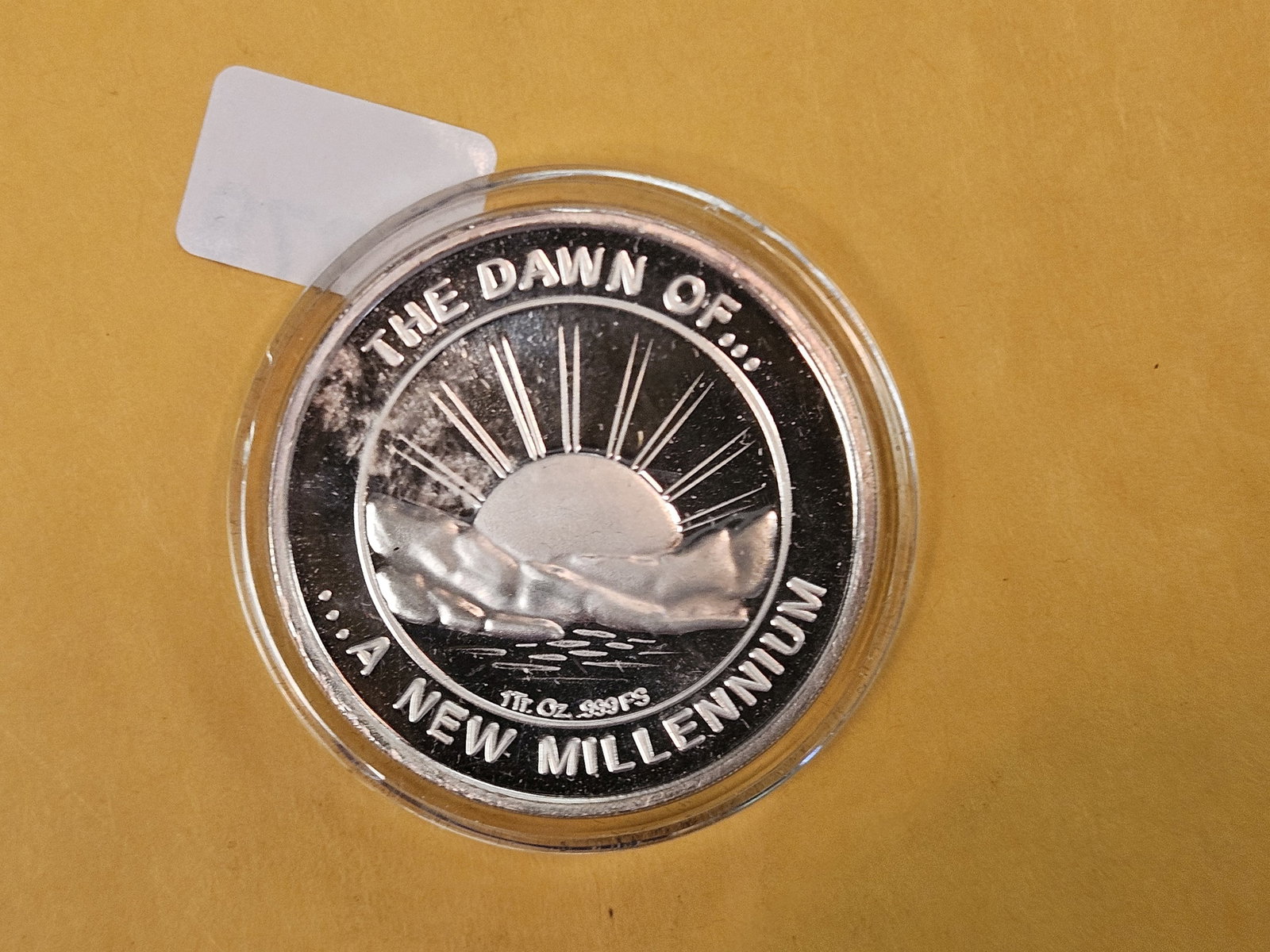 One Troy ounce .999 fine silver art round - 2