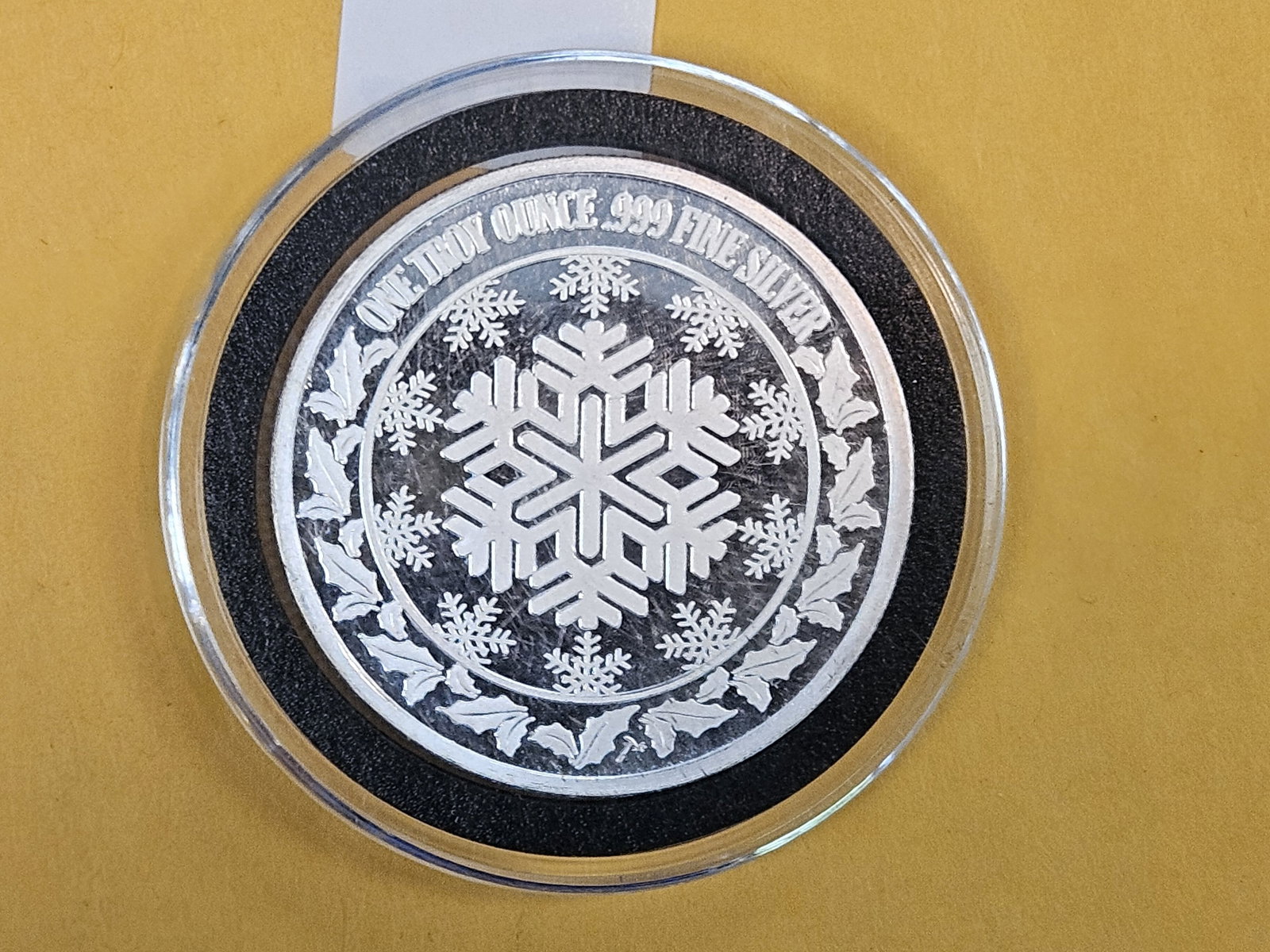 One Troy ounce .999 fine silver art round - 2