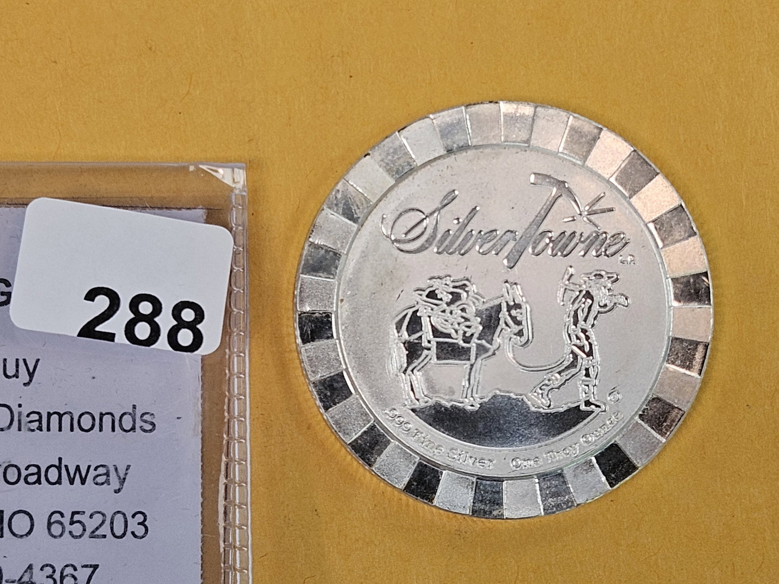 One Troy ounce .999 fine silver art round - 2
