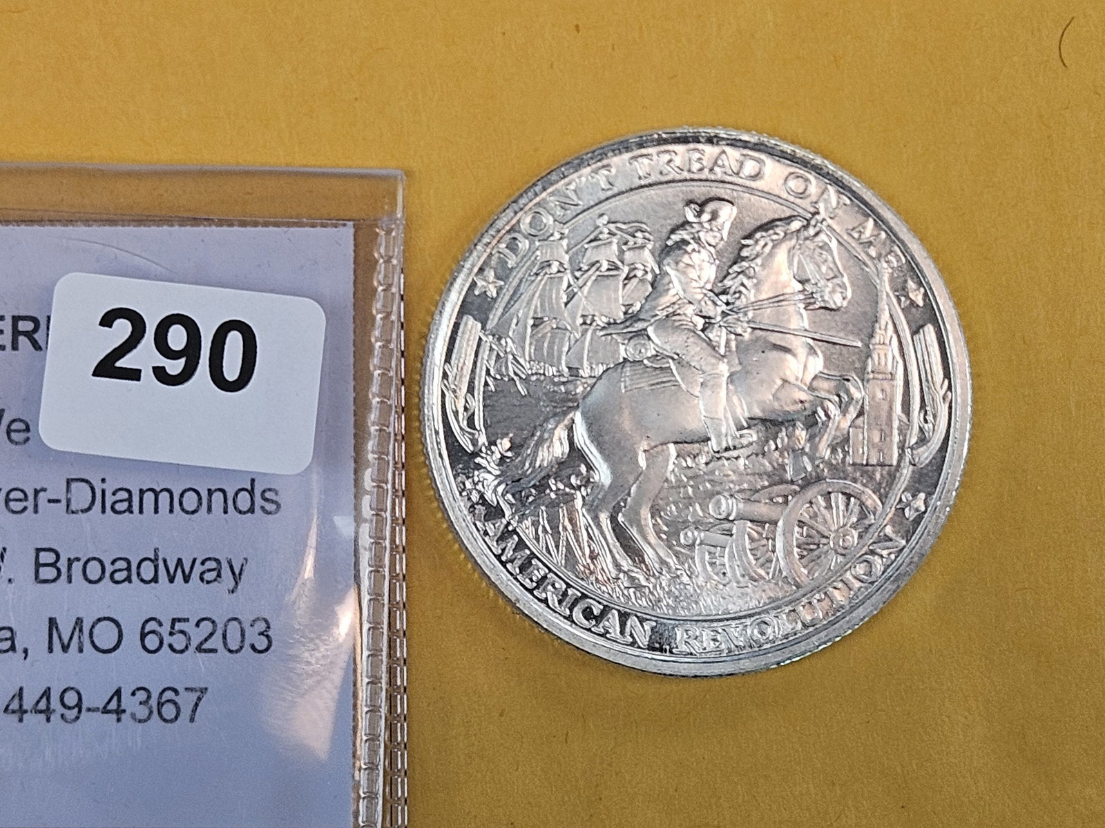 One Troy ounce .999 fine silver art round - 2
