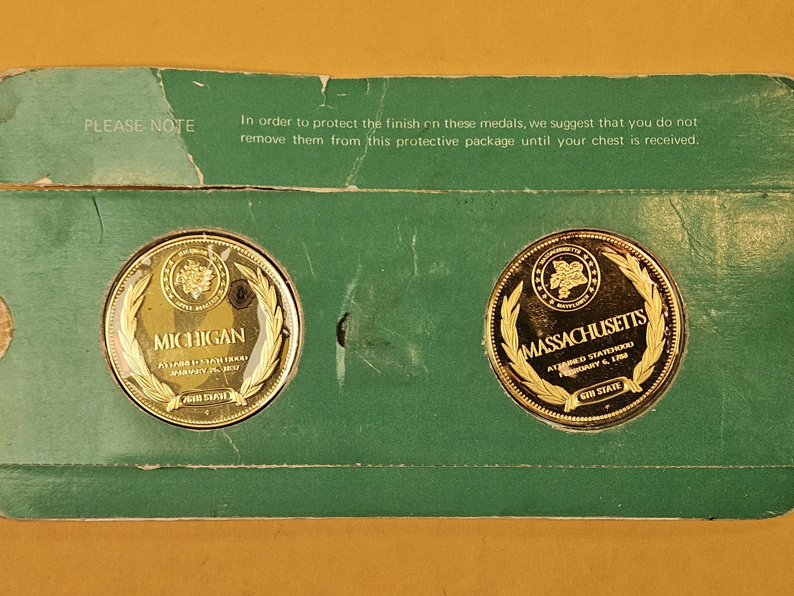 Two Sterling Silver Medals - 2