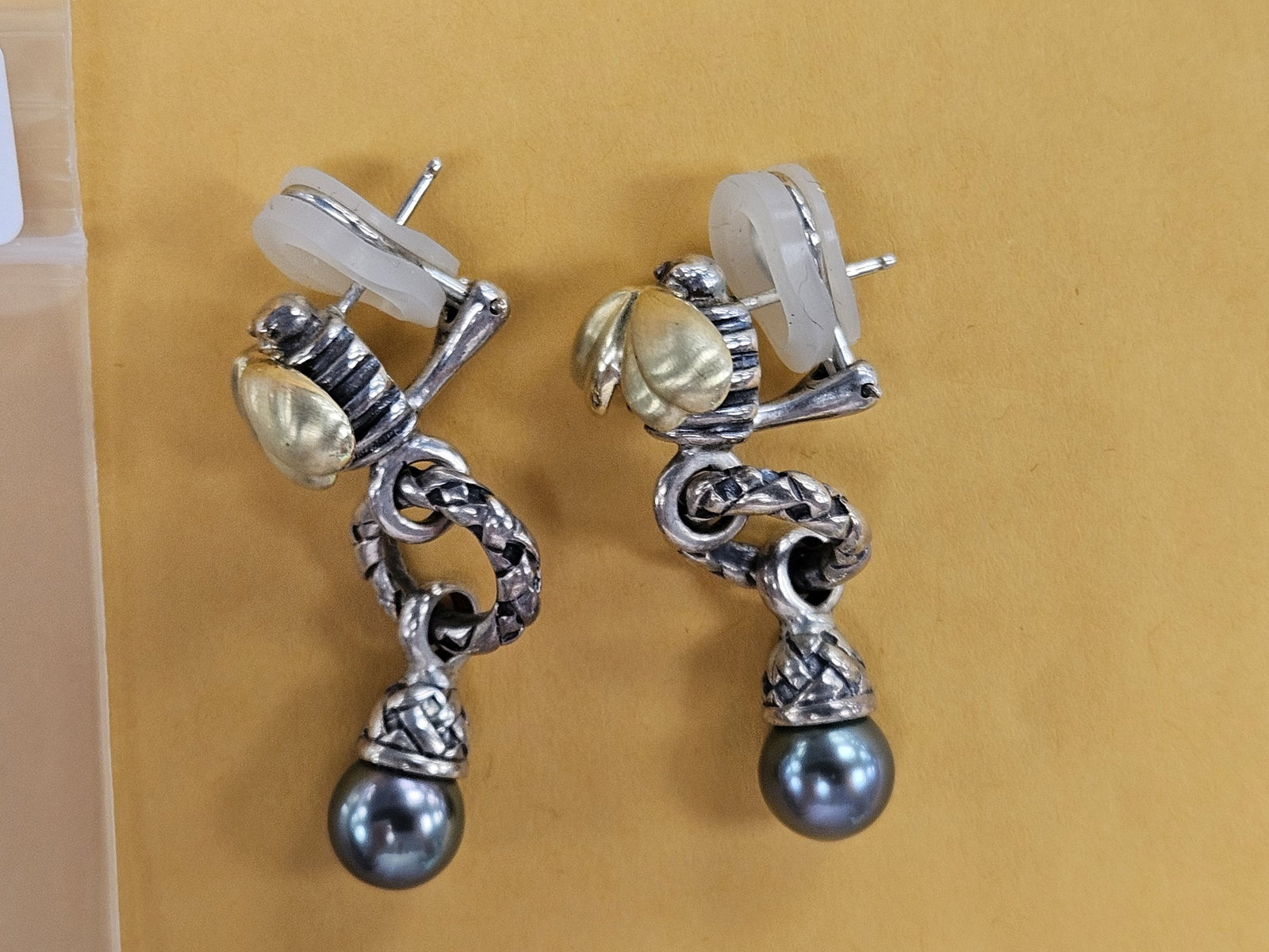 GOLD JEWELRY! Two Sarah Jane 18 Karat Gold Earrings - 4
