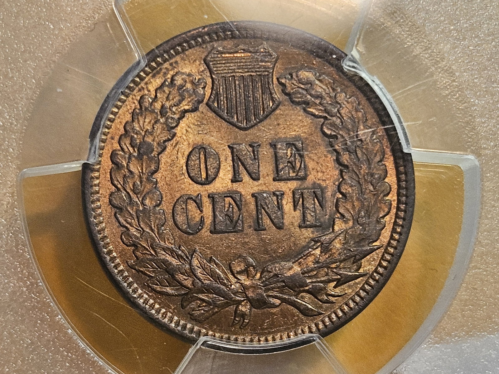 PCGS 1903 Indian Cent in Mint State 62 RB - 6