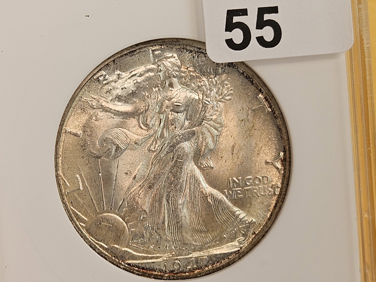 ANACS 1947-D Walking Liberty silver Half Dollar in Mint State 64 - 4