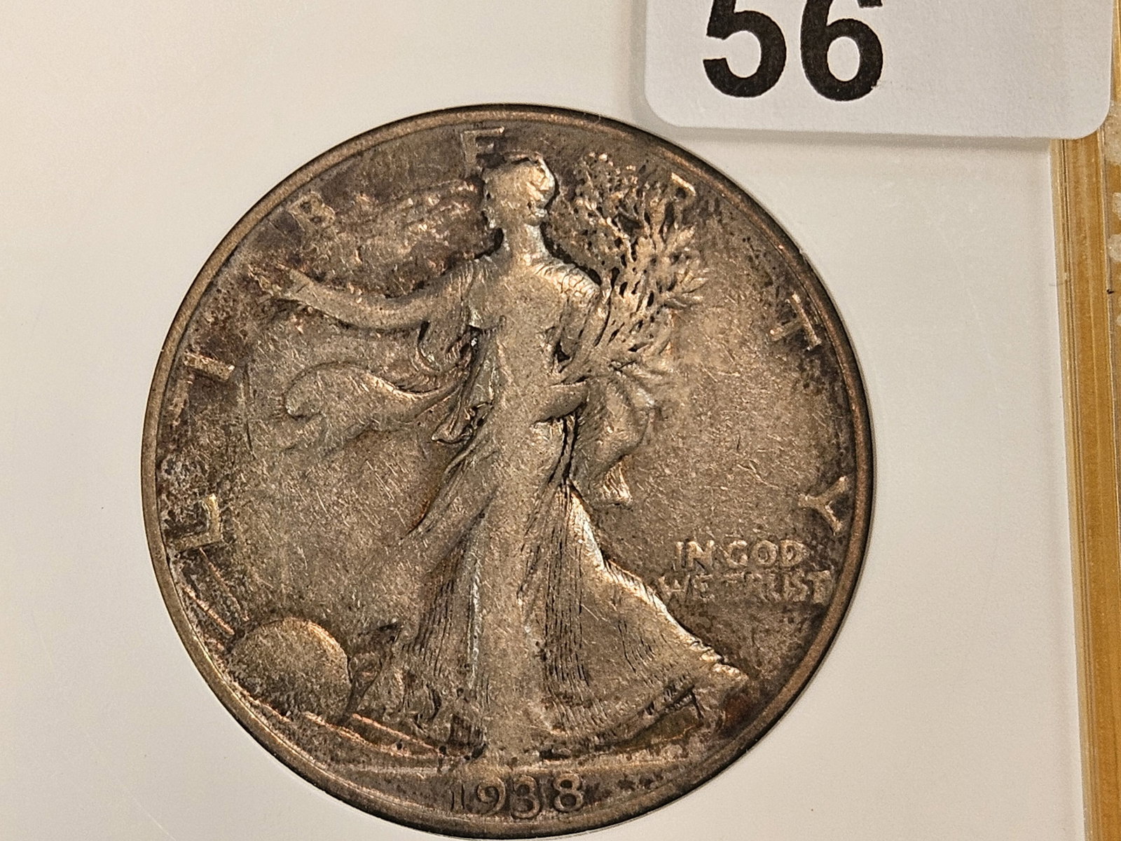 * KEY DATE * ANACS 1938-D Walking Liberty Half Dollar in Very Fine - 20 (1 of 3)