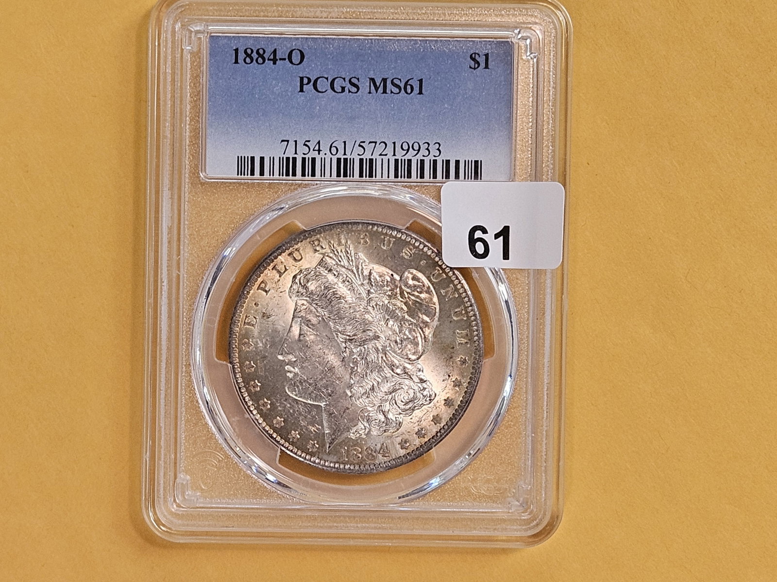 PCGS 1884-O Morgan Dollar in Mint State 61 - 2