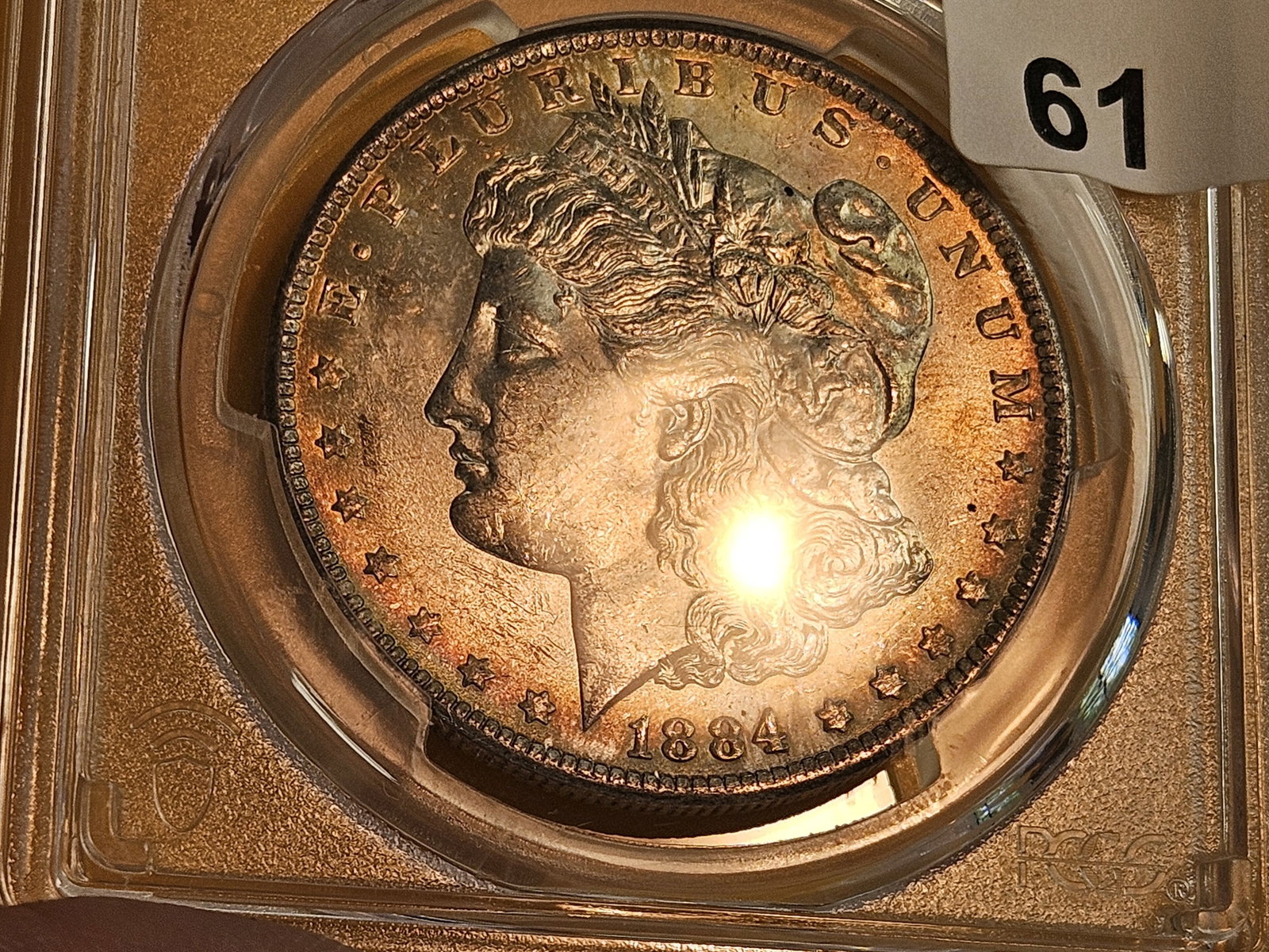 PCGS 1884-O Morgan Dollar in Mint State 61 - 3