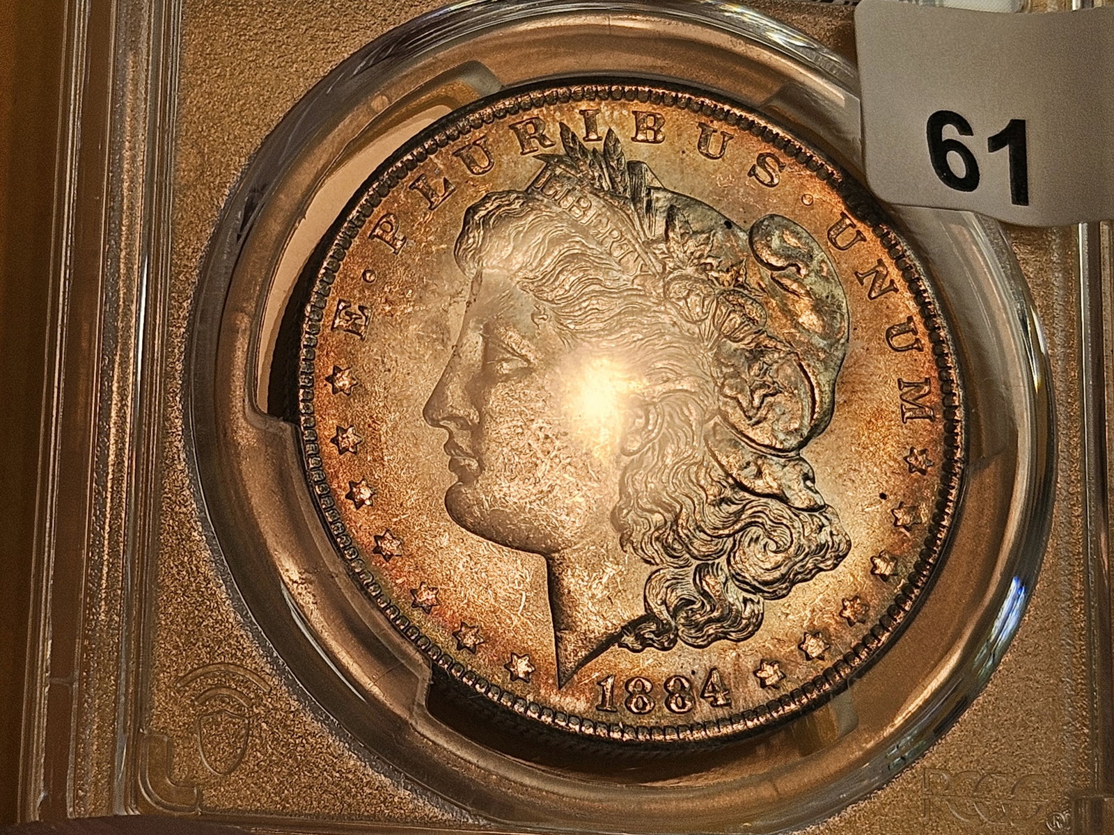 PCGS 1884-O Morgan Dollar in Mint State 61 - 4
