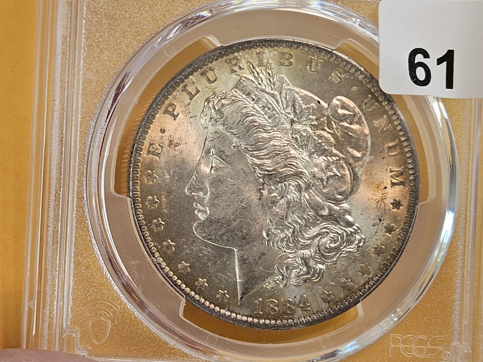 PCGS 1884-O Morgan Dollar in Mint State 61 - 6