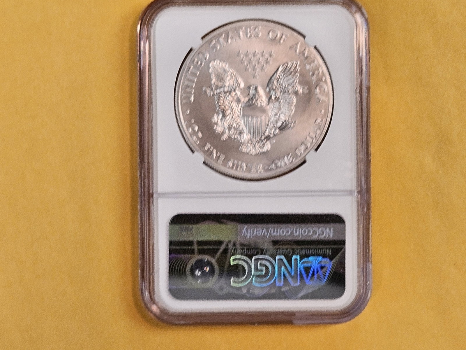 PERFECT! NGC 2015 American Silver Eagle in Mint State 70 - 2