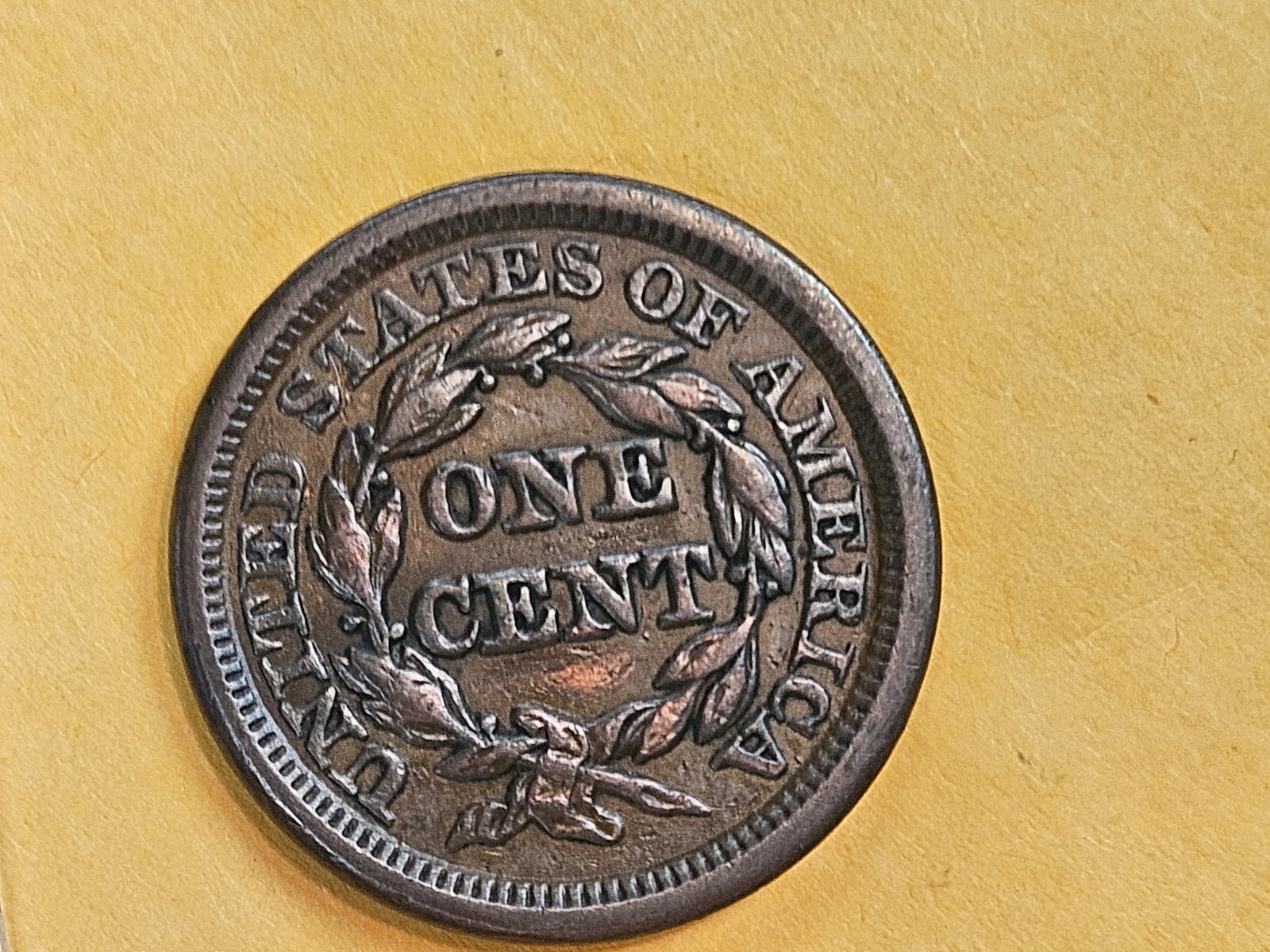 1848 Braided hair Large cent in Extra Fine plus - 5