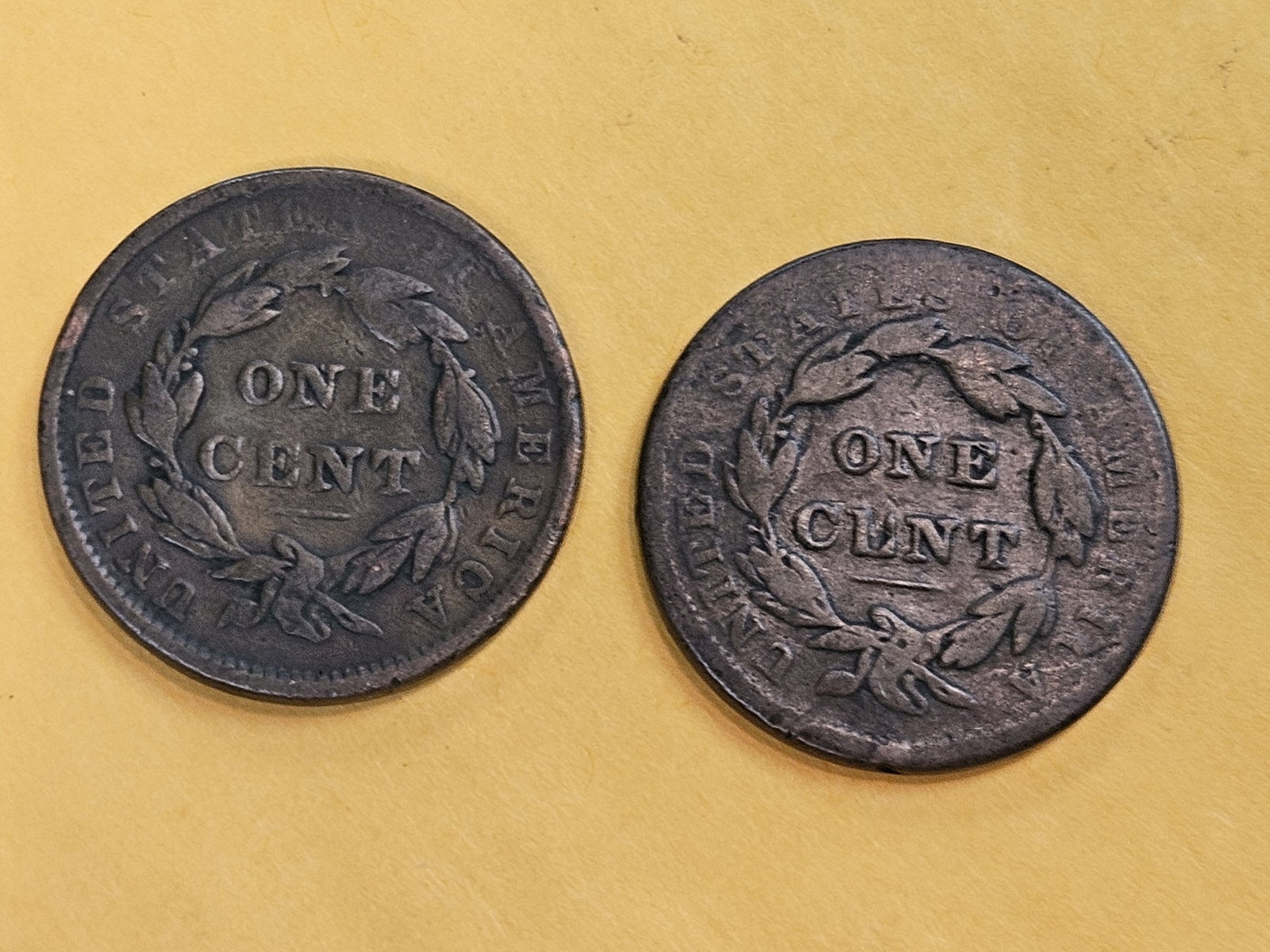 1837 and 1838 Large Cents - 3