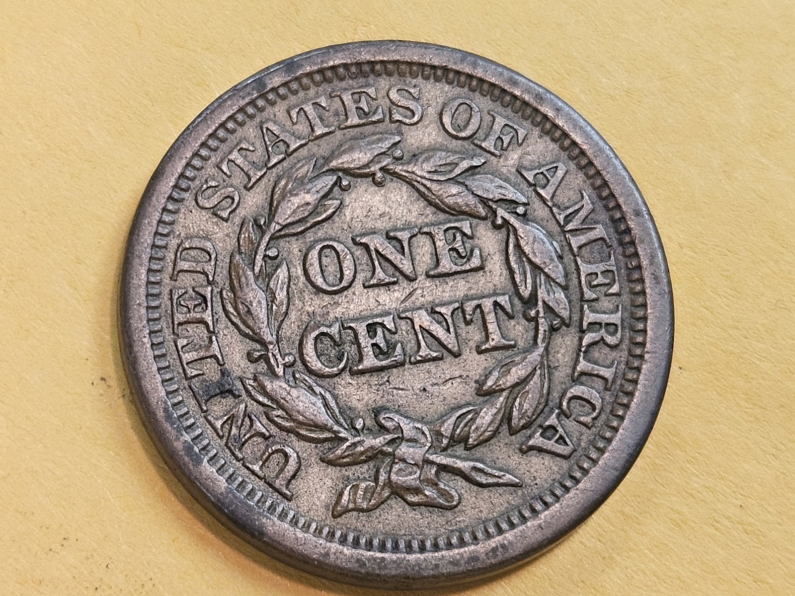 1853 Braided Hair Large cent in Extra Fine - 45 - 4