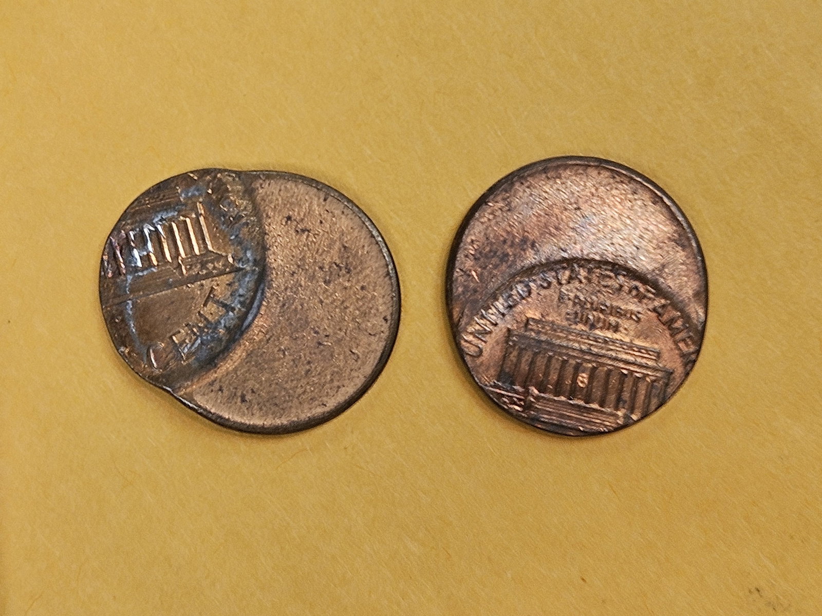 MINT ERRORS! Two Brilliant Uncirculated red Lincoln Cents - 3