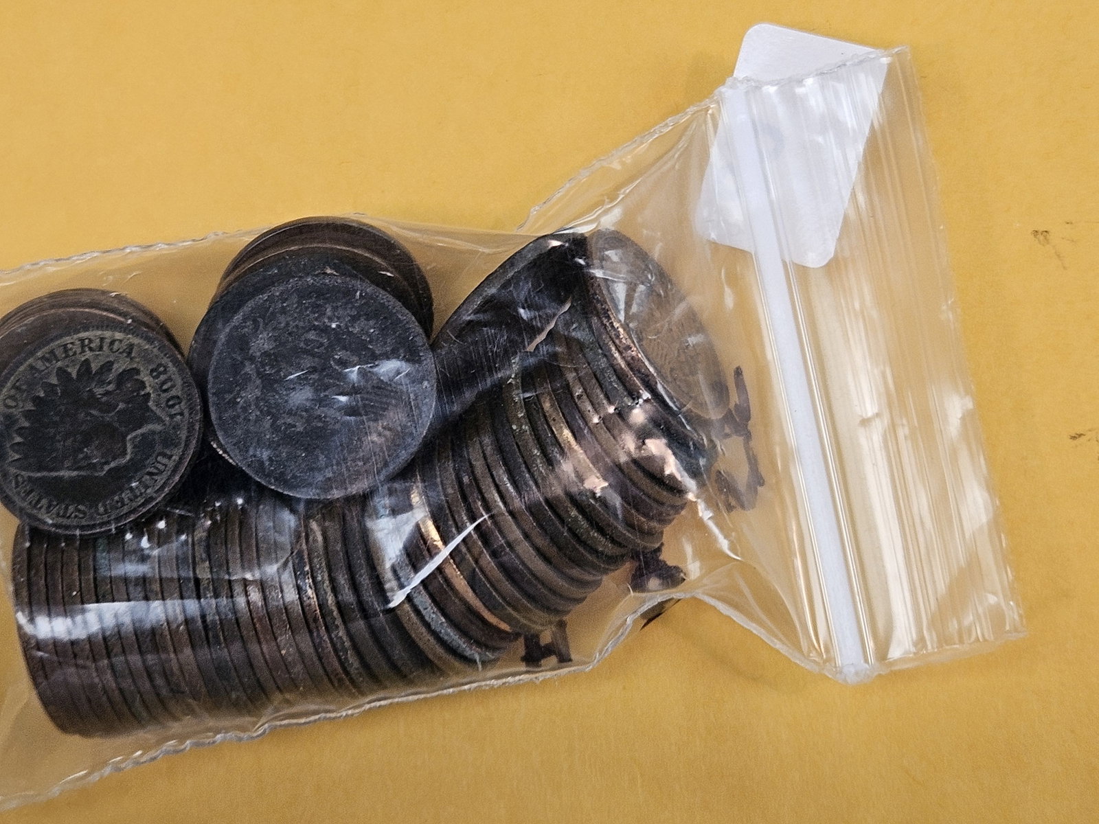 FIFTY-FIVE Indian Cents - 2