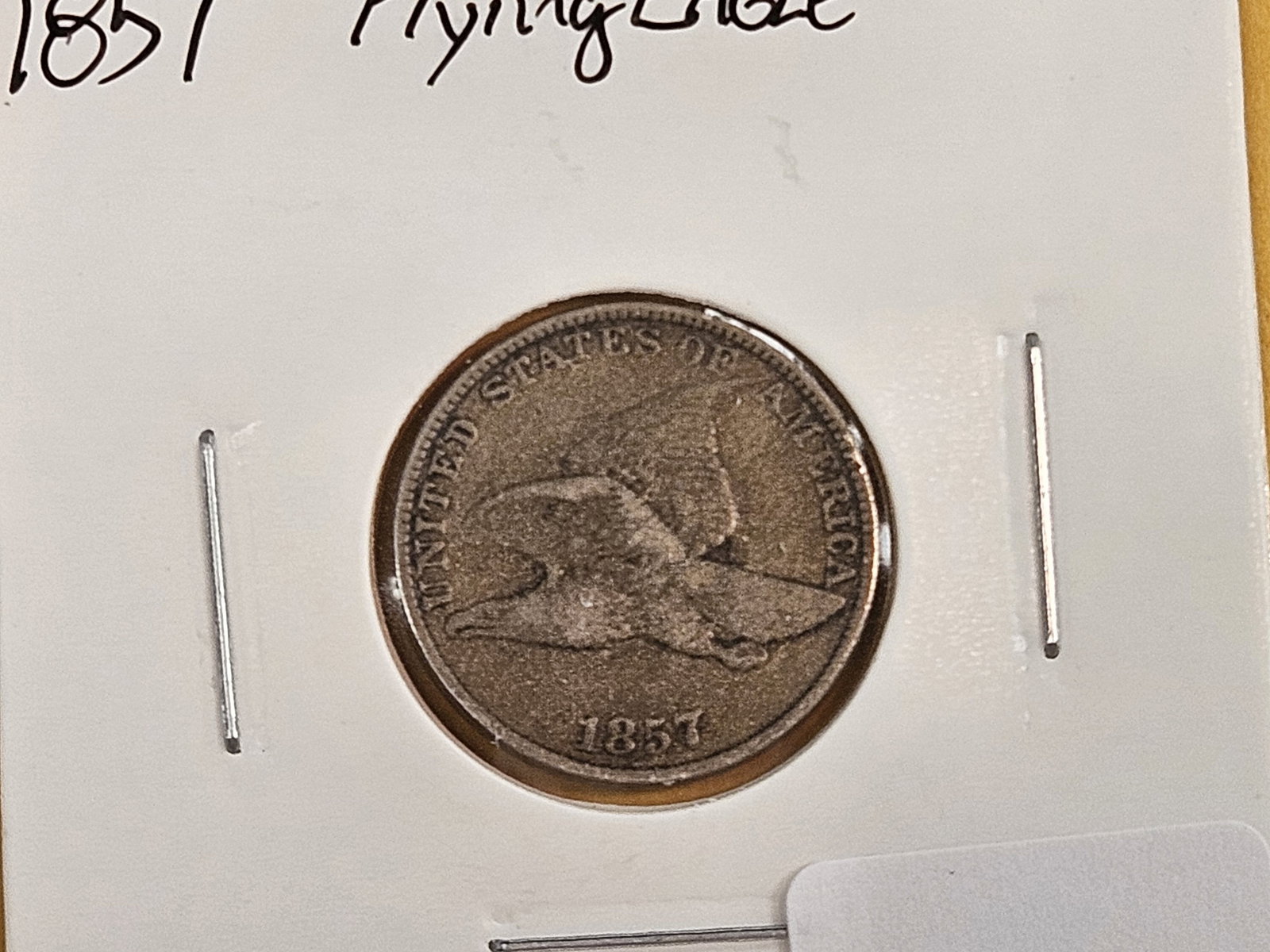 Three Flying Eagle cents - 4
