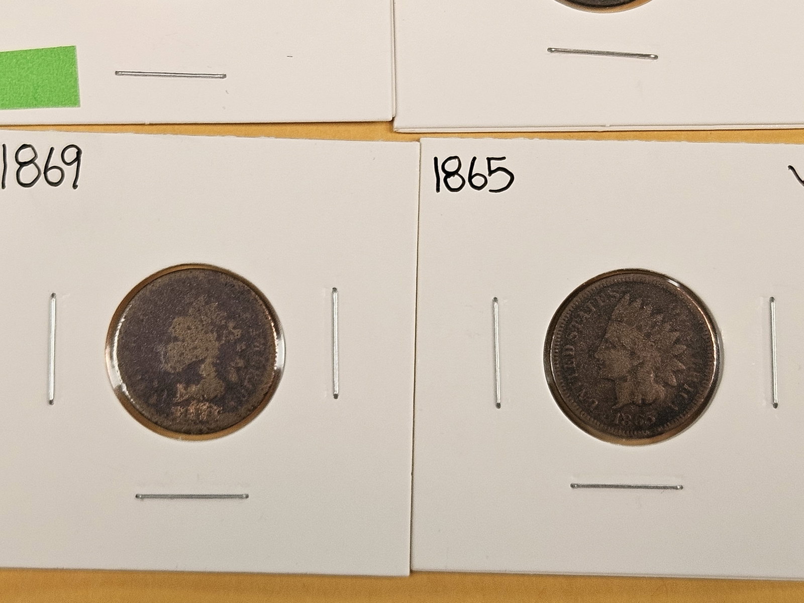 Eight mixed better date or Semi-key Indian Cents - 4