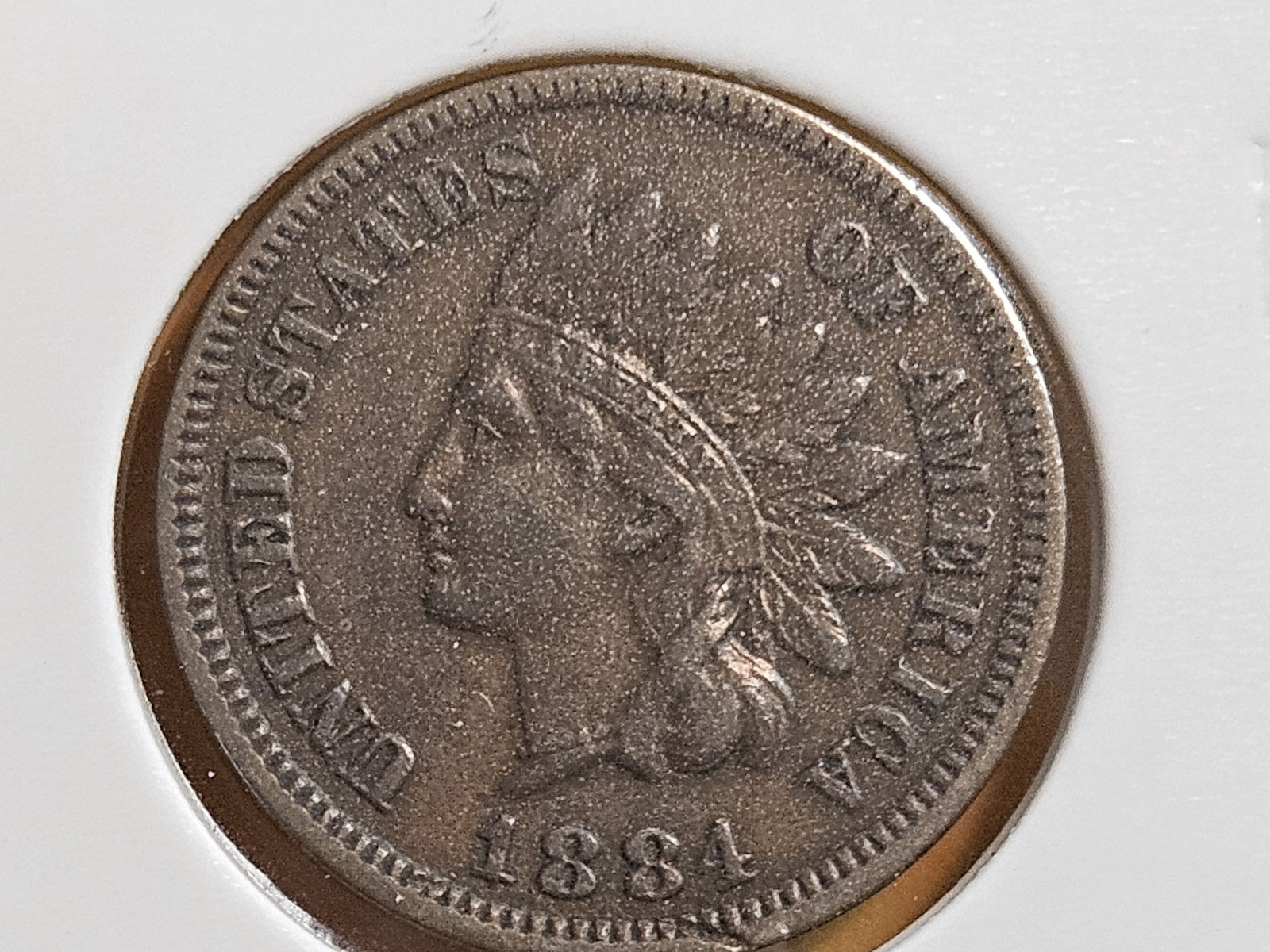 Four nicer Indian cents in Extra Fine through Uncirculated Red-Brown - 4