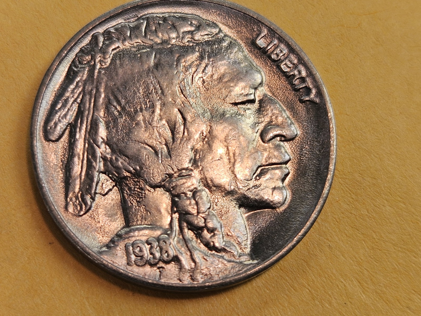 GEM Brilliant Uncirculated plus 1938-D Buffalo Nickel - 3