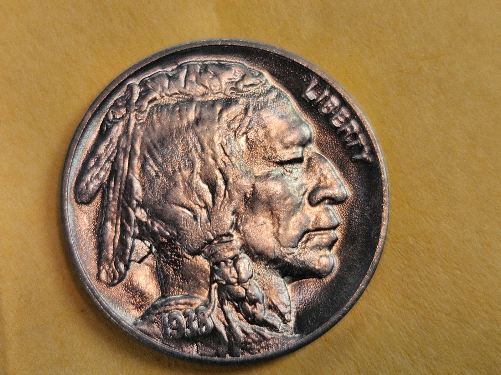 GEM Brilliant Uncirculated plus 1938-D Buffalo Nickel - 4