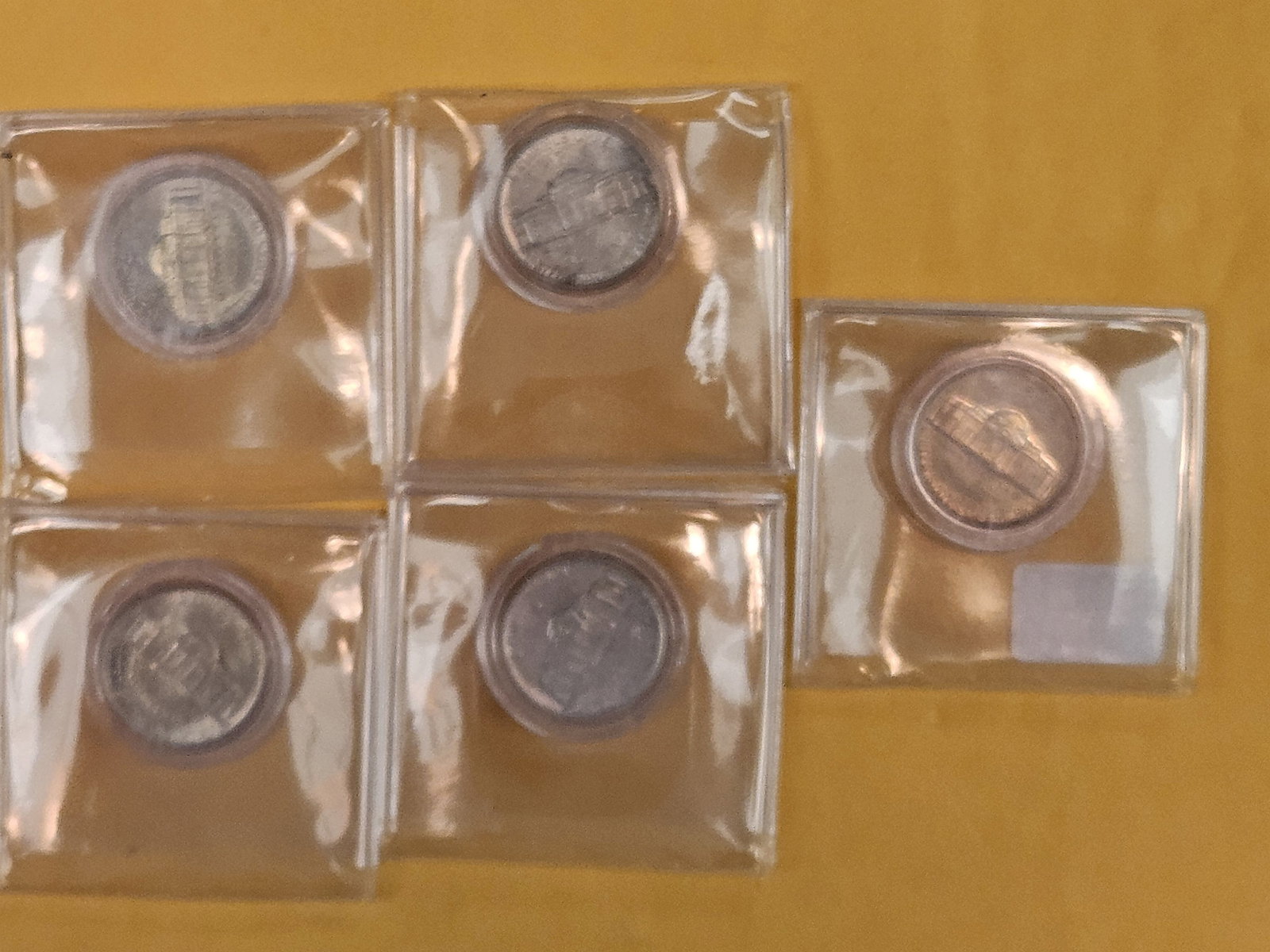 Five Bright Uncirculated Jefferson Nickels - 7