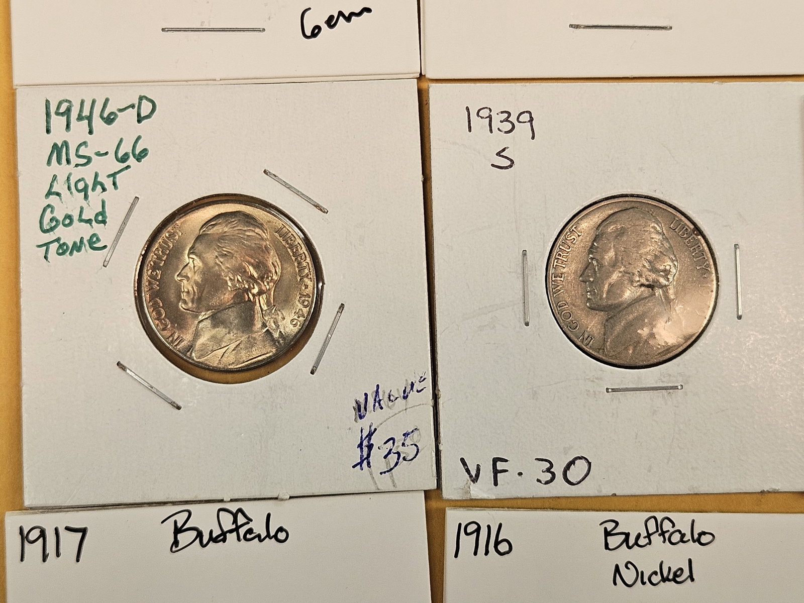 Twelve mixed, couple little better, nickels - 4