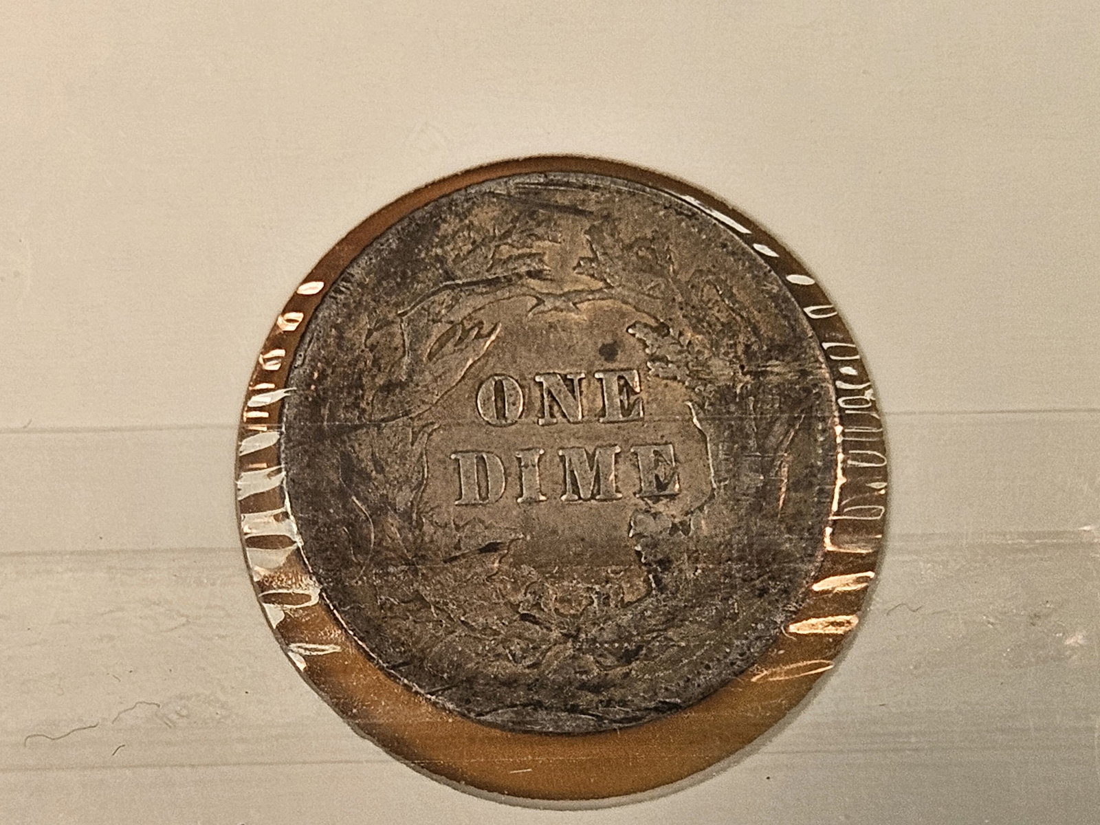 Five mixed, silver, Seated Liberty Dimes - 5