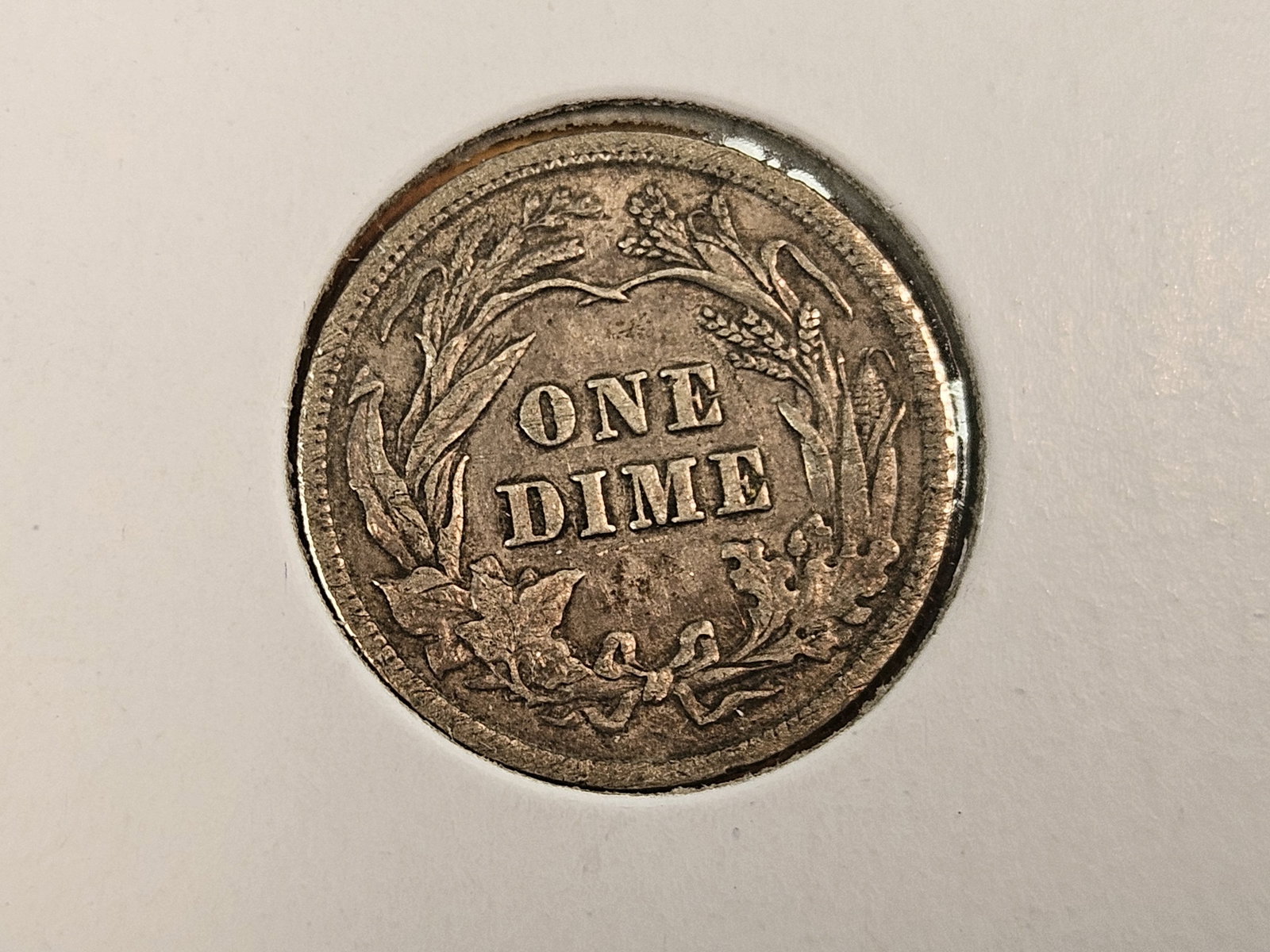 Six better grade Barber silver Dimes - 9
