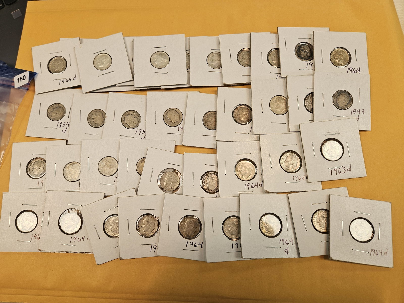 FORTY Silver Roosevelt Dimes - 2