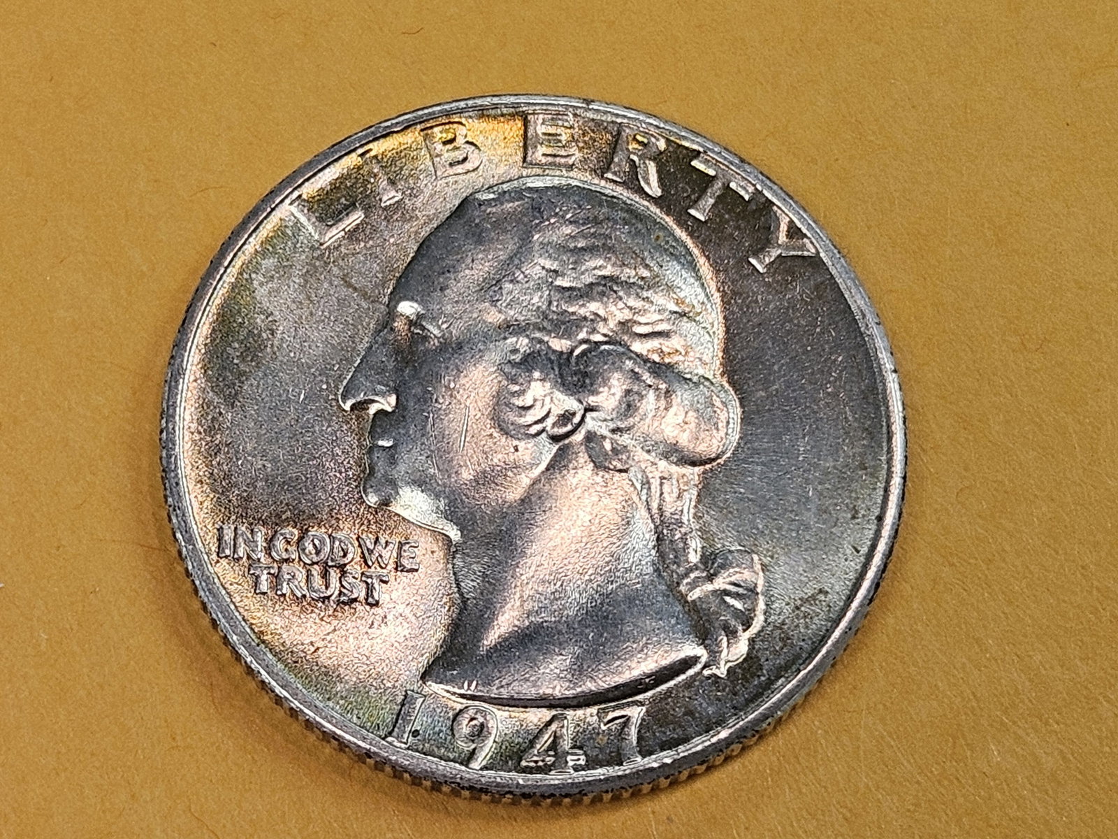 GEM Brilliant Uncirculated 1947 Washington Quarter - 3