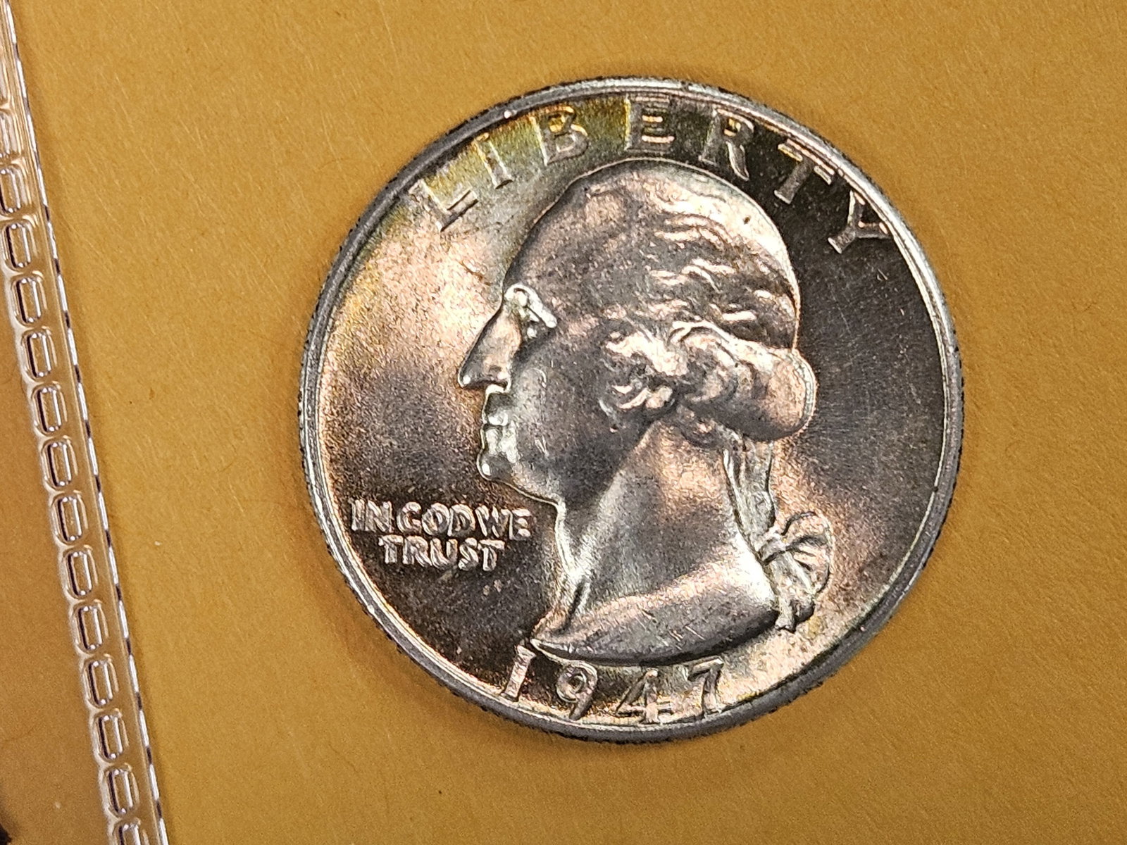 GEM Brilliant Uncirculated 1947 Washington Quarter - 5