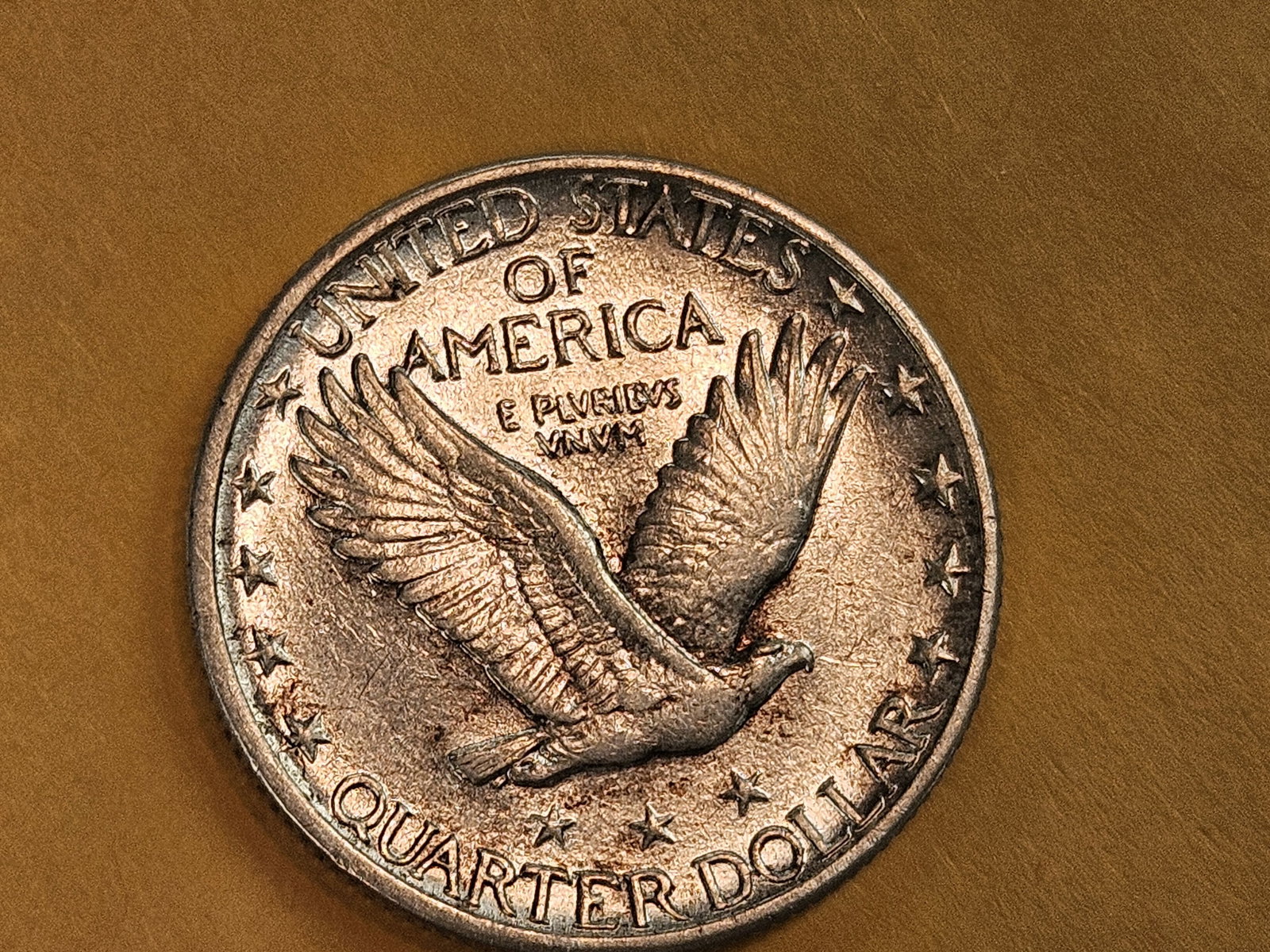 1918-S Standing Liberty Quarter in Bright About Uncirculated - 58 - 7