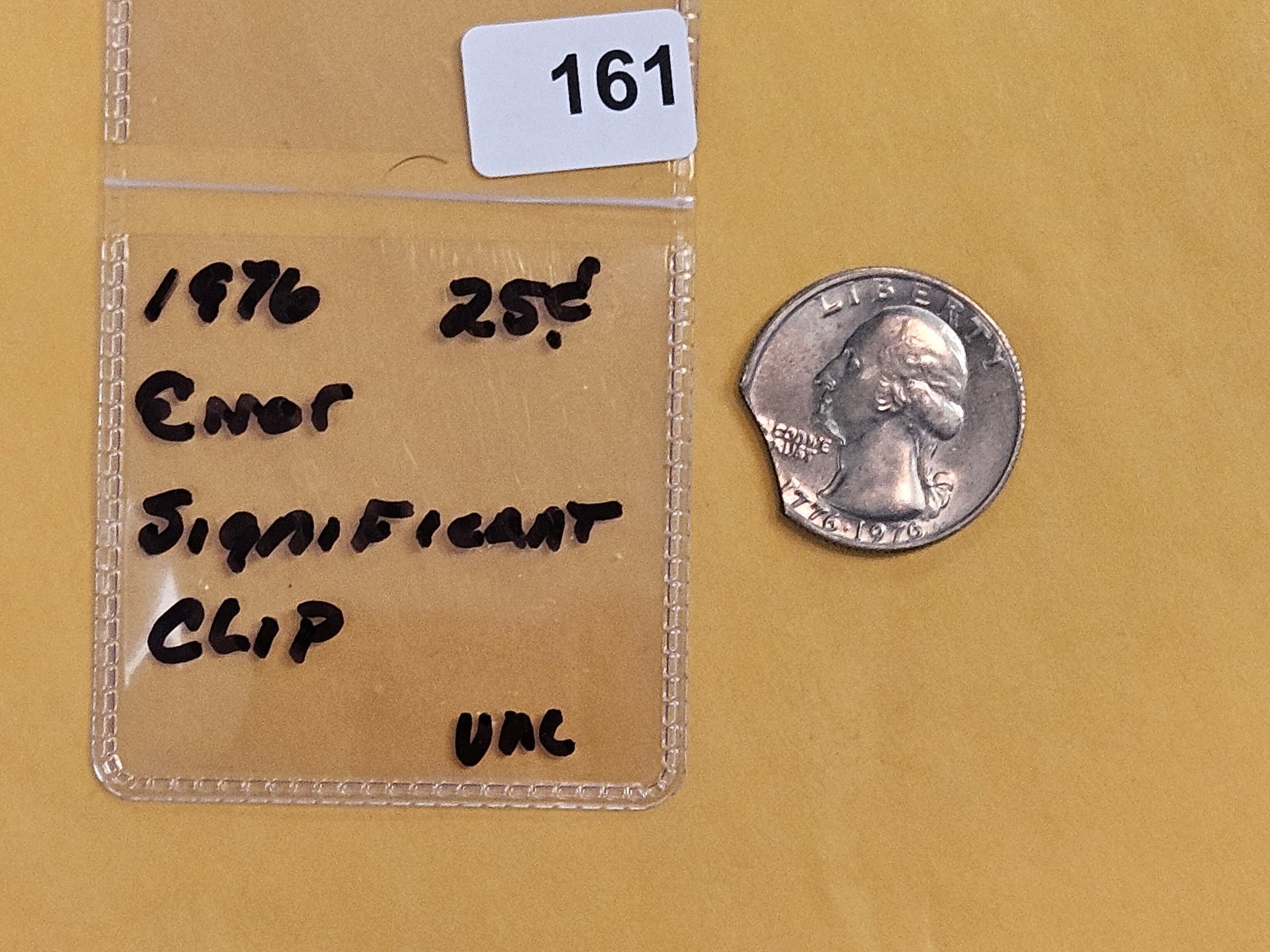 MINT ERROR! Brilliant Uncirculated 1976 Washington Quarter - 2