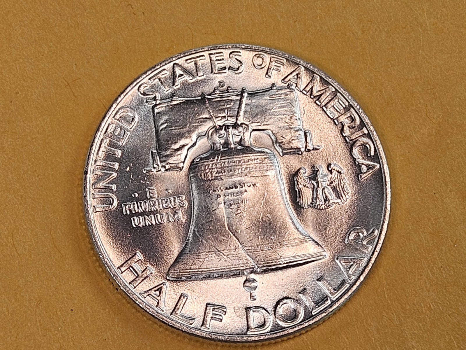 GEM Brilliant Uncirculated 1952-D Franklin Silver Half Dollar FBL - 5