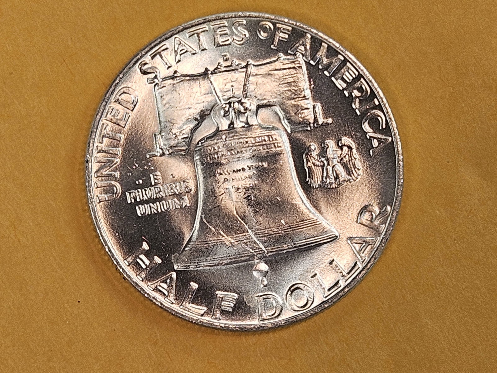 GEM Brilliant Uncirculated 1952-D Franklin Silver Half Dollar FBL - 6