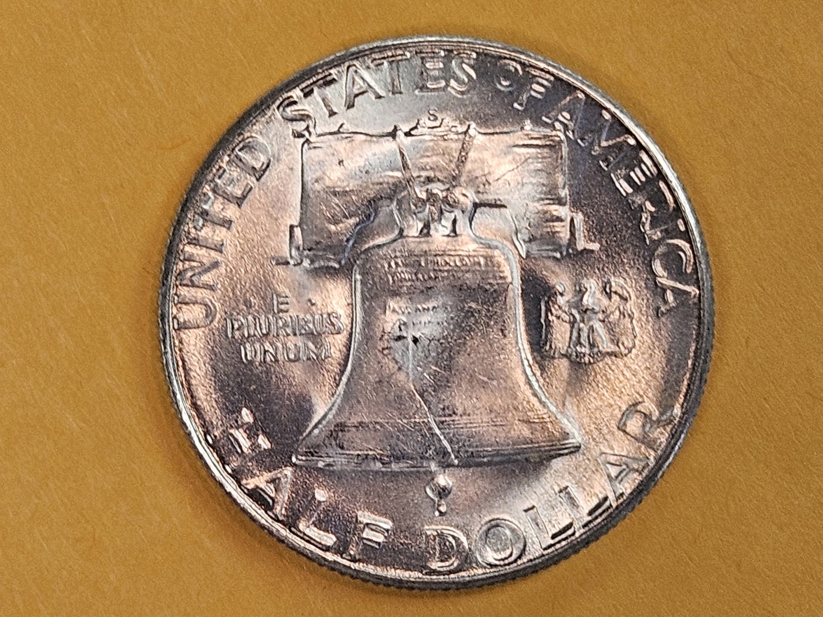 GEM Brilliant Uncirculated 1953-S Franklin Silver Half Dollar - 5