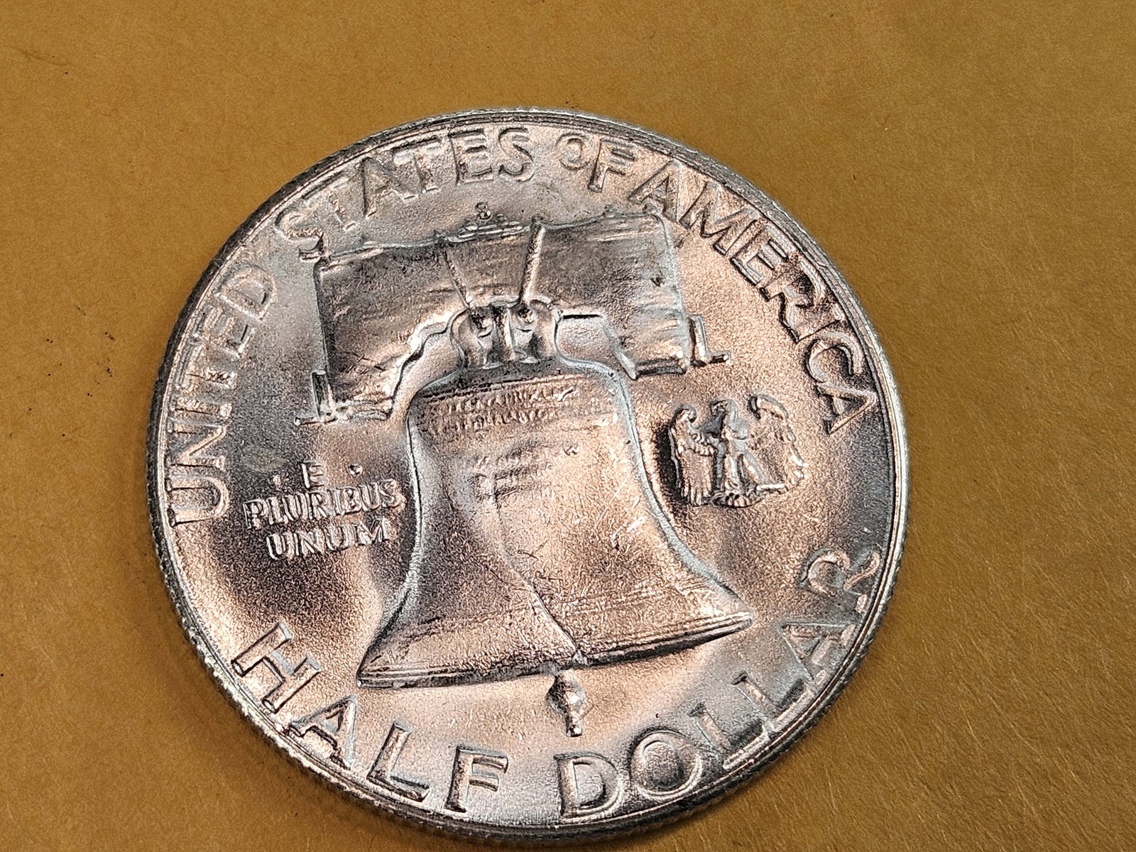 Very Choice Brilliant Uncirculated 1952-S Franklin Silver Half Dollar - 4