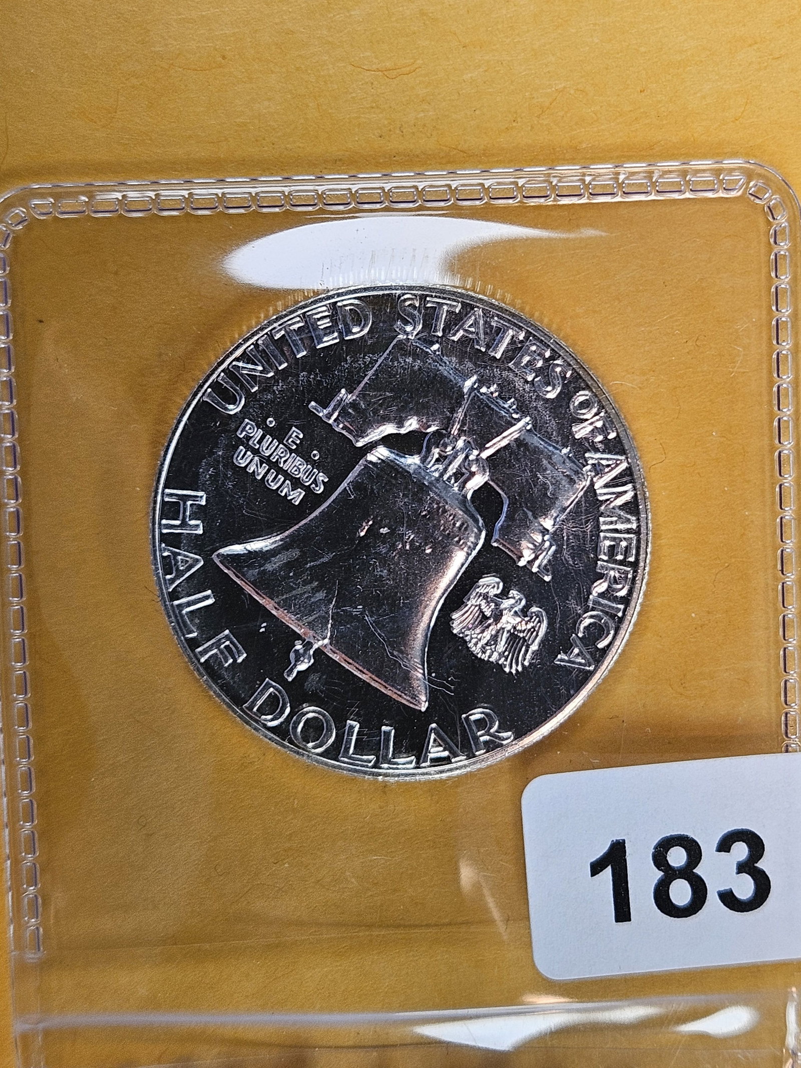 Two GEM Proof silver Franklin half Dollars - 2
