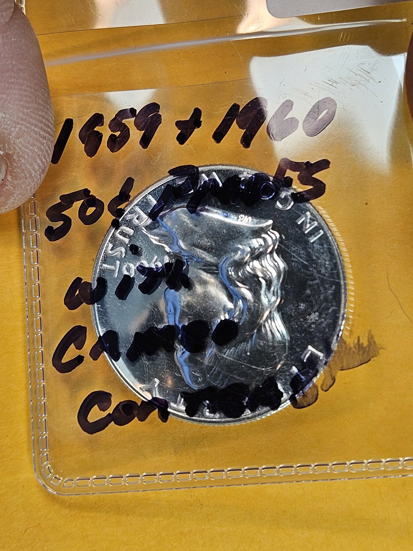 Two GEM Proof silver Franklin half Dollars - 3