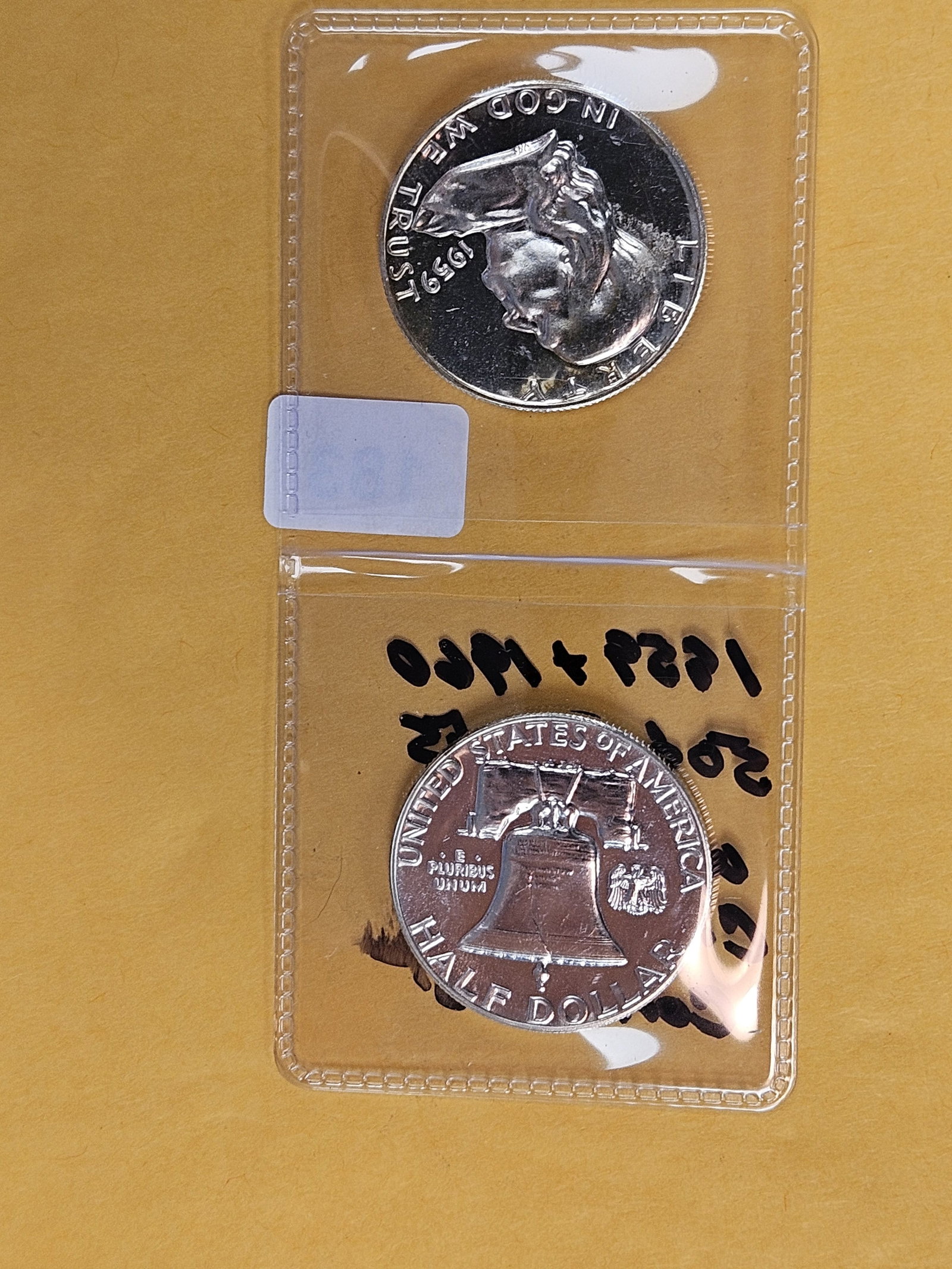 Two GEM Proof silver Franklin half Dollars - 4