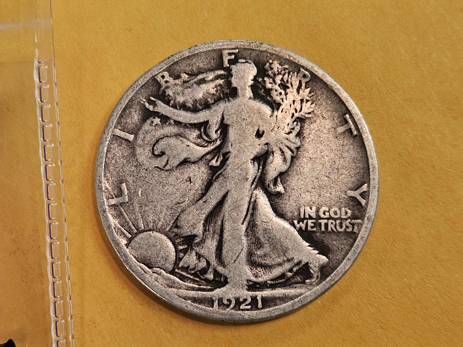 * KEY DATE * 1921-D Walking Liberty half Dollar in Very Good (1 of 3)