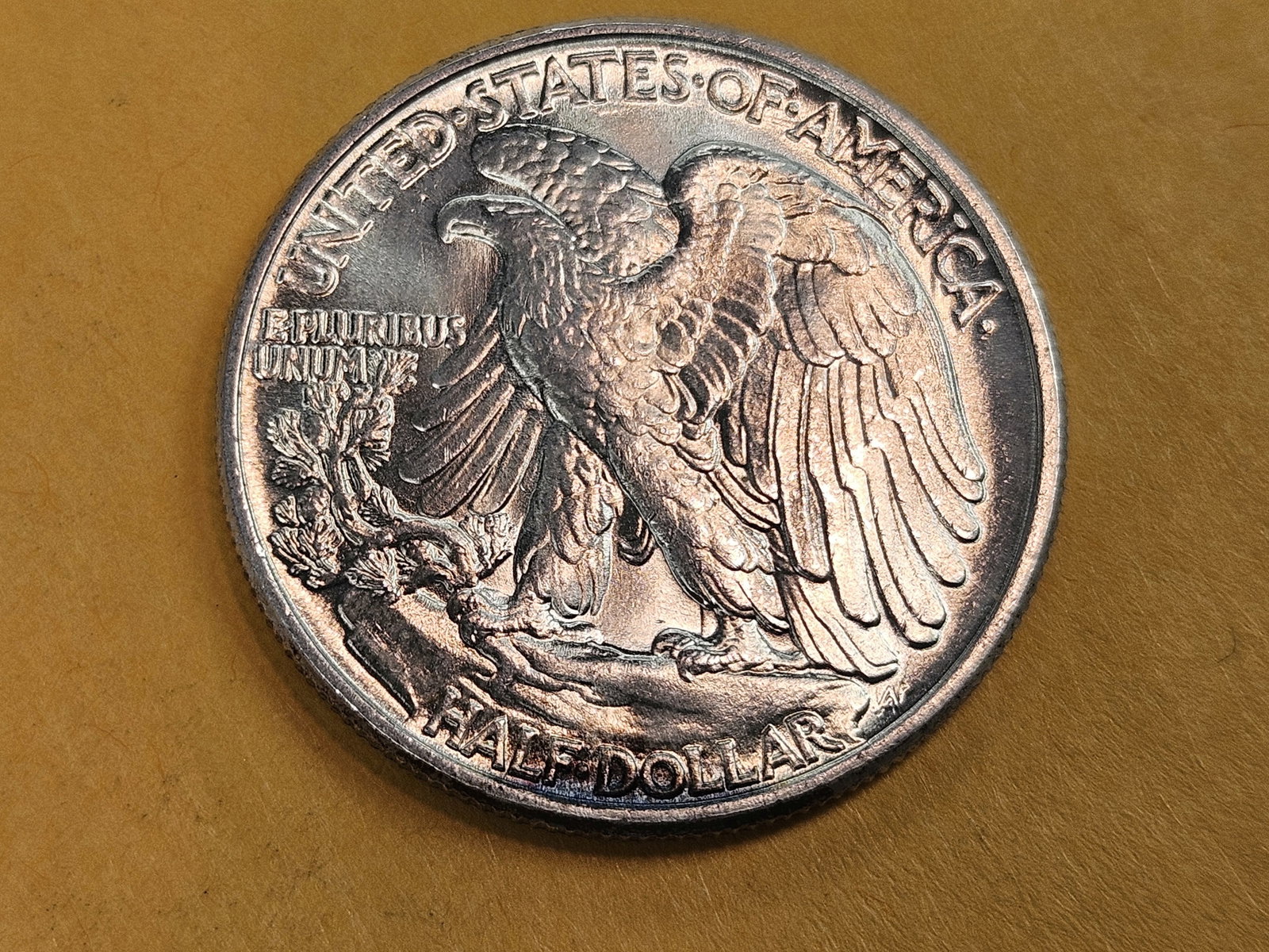 GEM Brilliant Uncirculated 1945 Walking Liberty Half Dollar - 6