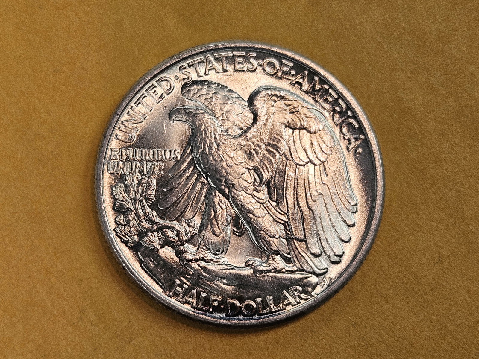 GEM Brilliant Uncirculated 1945 Walking Liberty Half Dollar - 7